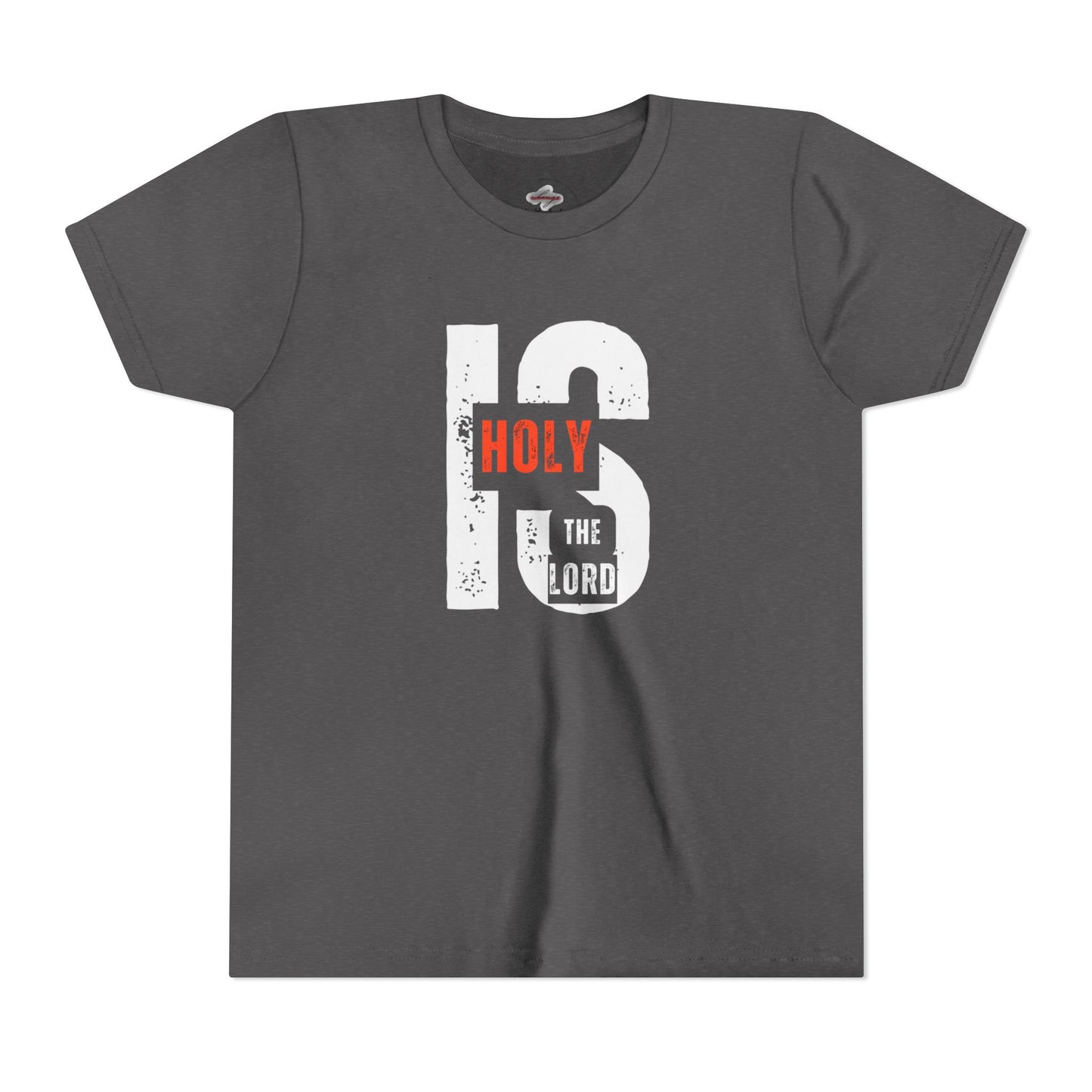 Holy is the Lord Youth Short Sleeve Tee - Faith-Based Shirt, Inspirational Gift, Christian Apparel, Youth T-Shirt, Church Outfit