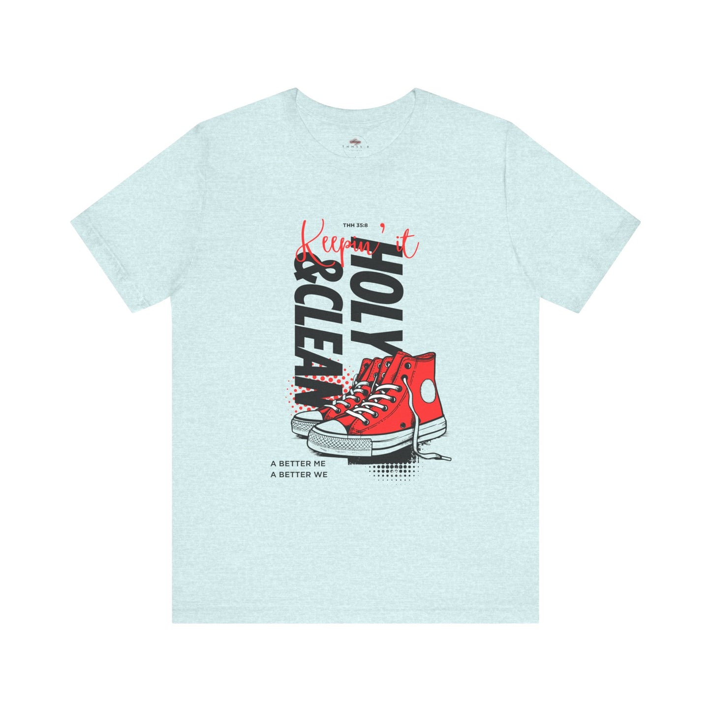 Inspirational Graphic Tee, Motivational T-Shirt, Faith-Based Apparel, Casual Streetwear, Unisex Tight Fit Tee