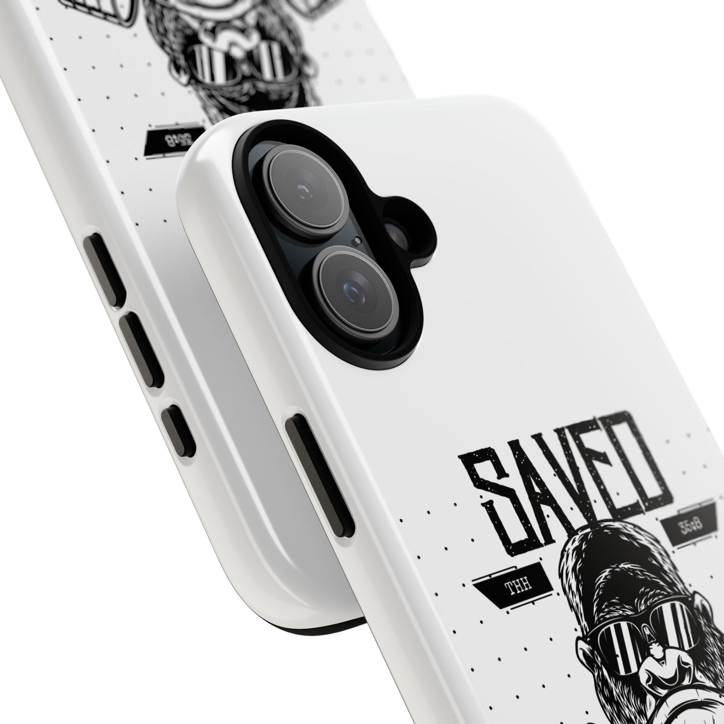 Tough Cases - Heavy Duty Phone Case for Fitness Lovers, Gym Accessories, Workout Gifts, Saved by Lift Design, Tough Armor