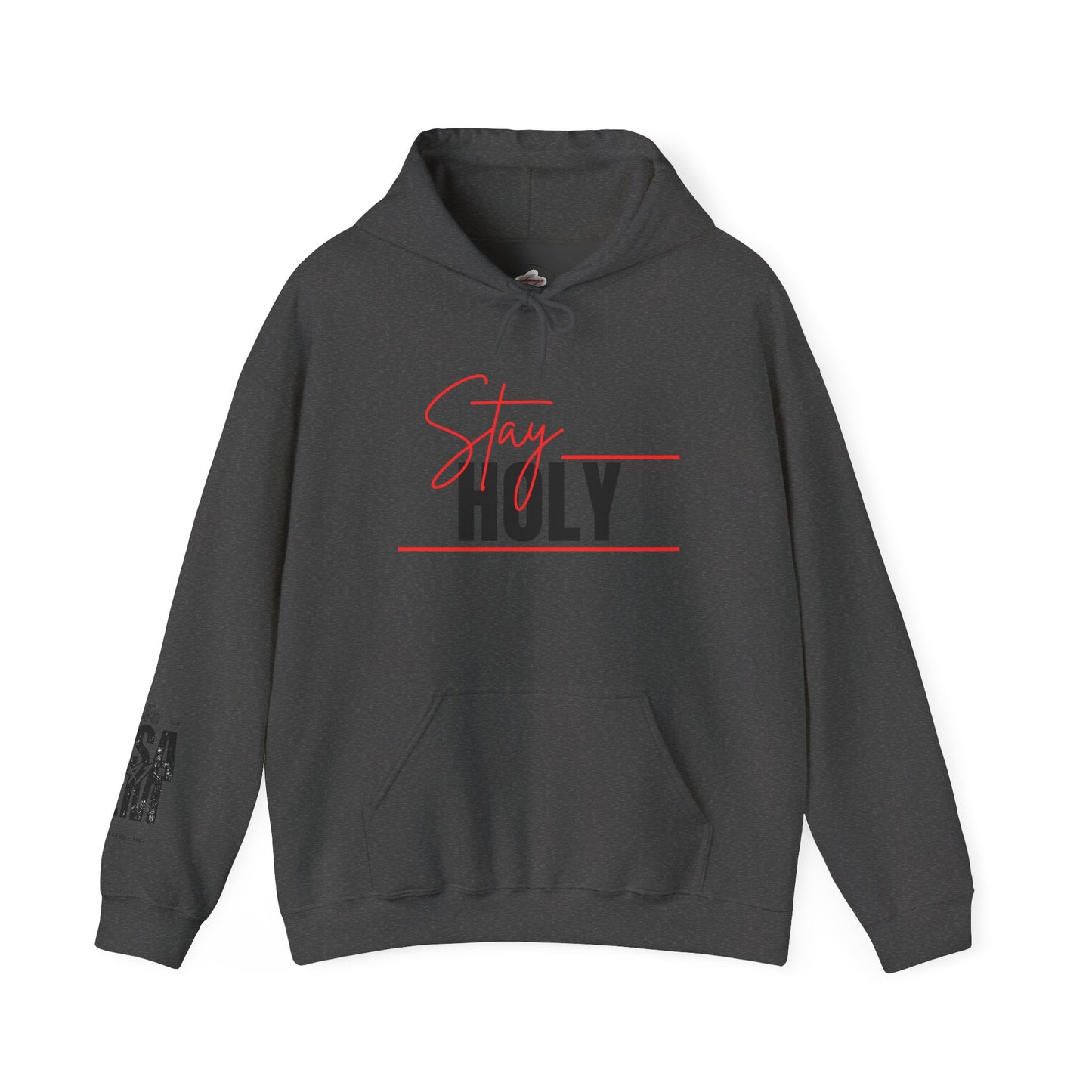 Stay Holy Unisex Hooded Sweatshirt, Cozy Sweatshirt, Faith Apparel, Casual Streetwear, Inspirational Gift, Perfect for Everyday Wear