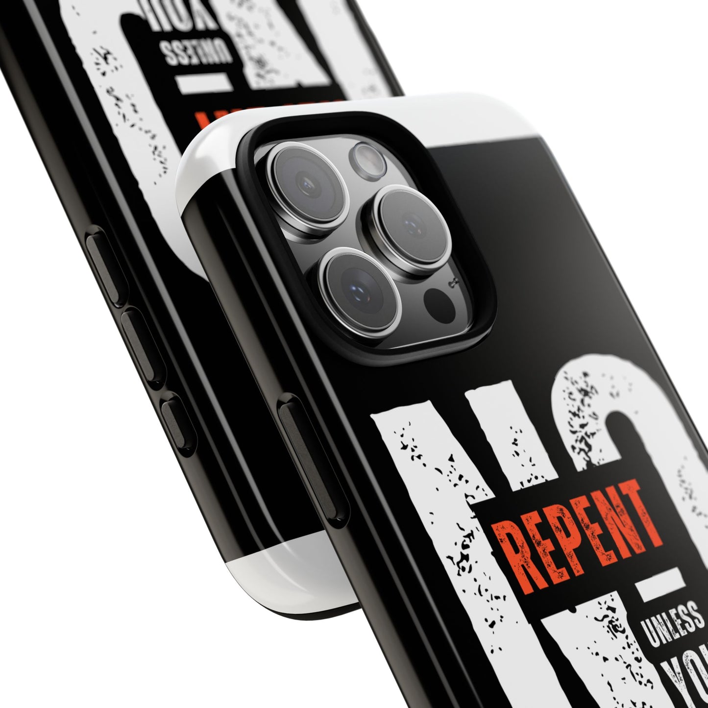 Repent Phone Case, Tough Phone Cover, Christian Gift, Scripture Phone Protector, Faith-Based Tech Accessory