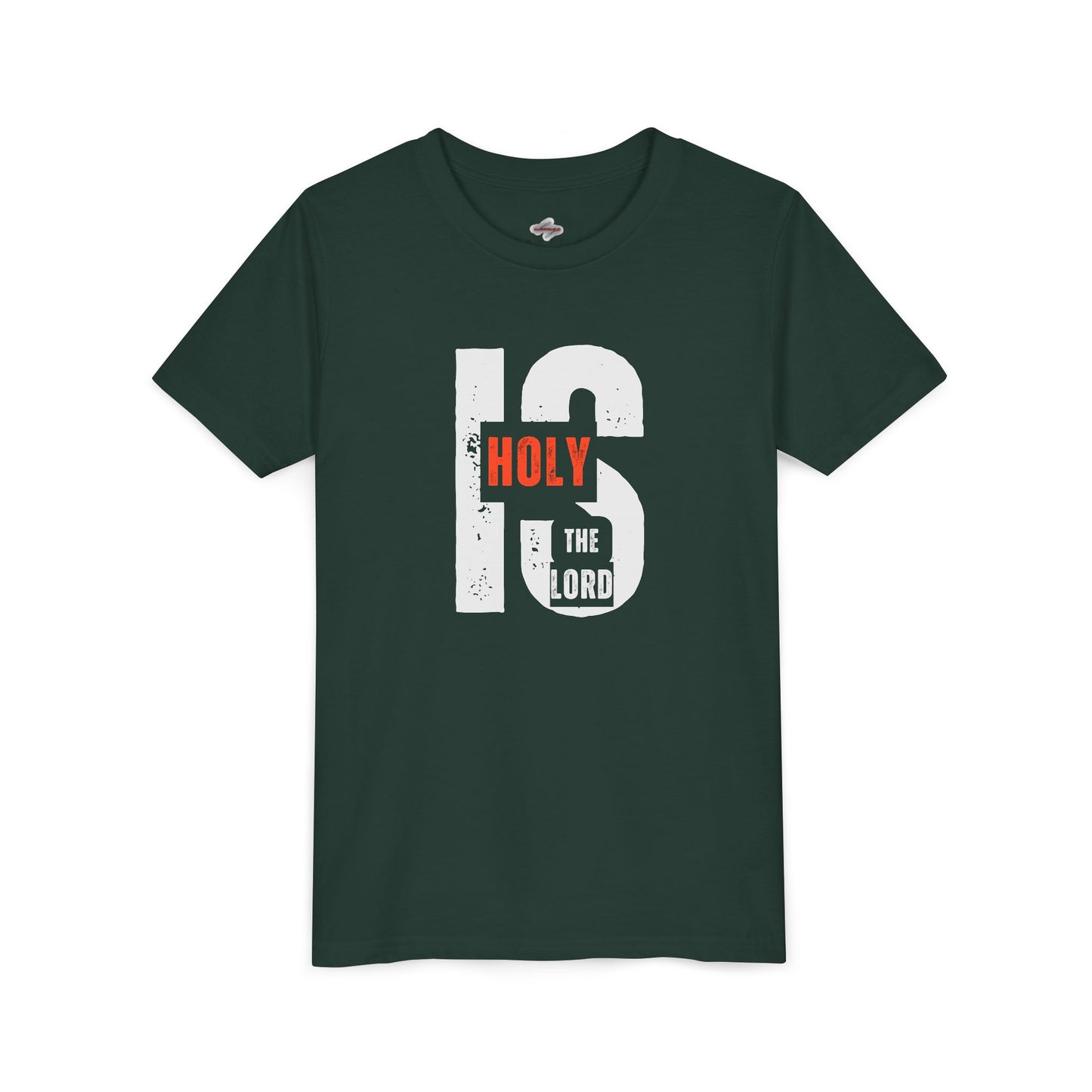 Holy is the Lord Youth Short Sleeve Tee - Faith-Based Shirt, Inspirational Gift, Christian Apparel, Youth T-Shirt, Church Outfit