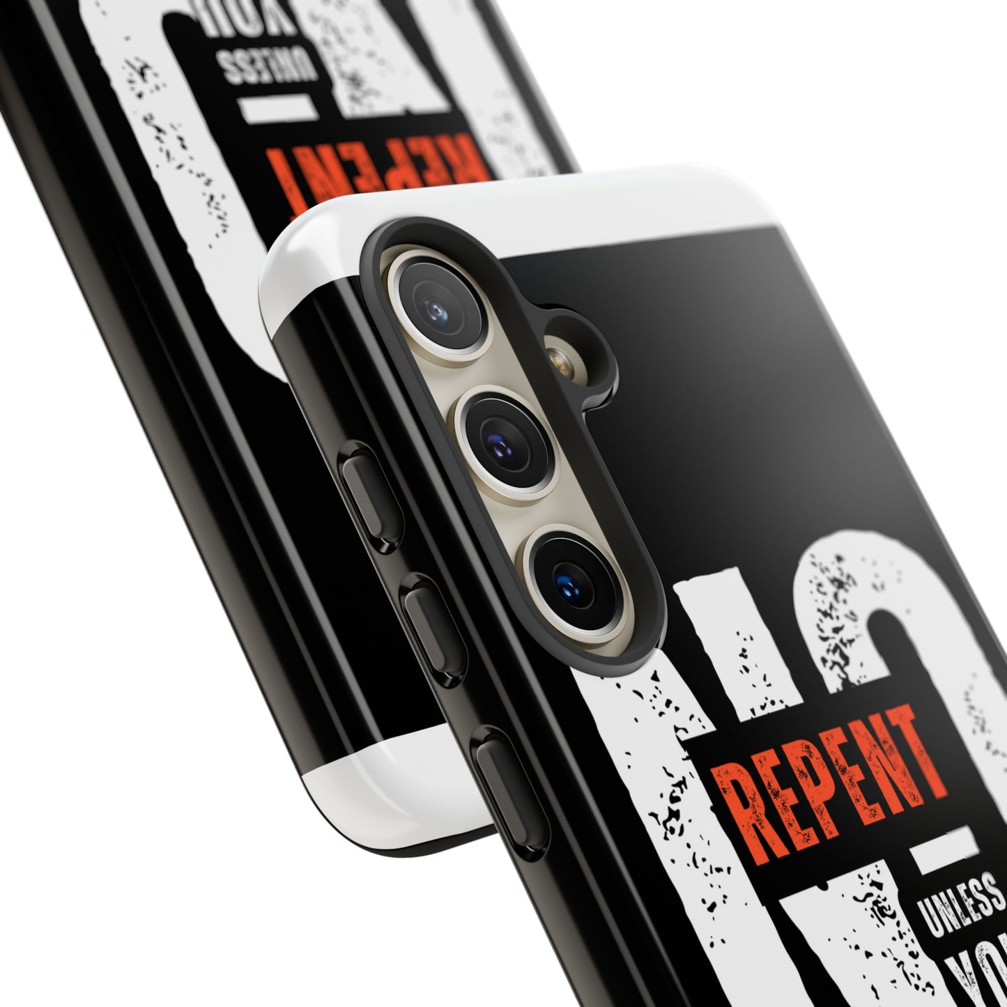 Repent Phone Case, Tough Phone Cover, Christian Gift, Scripture Phone Protector, Faith-Based Tech Accessory