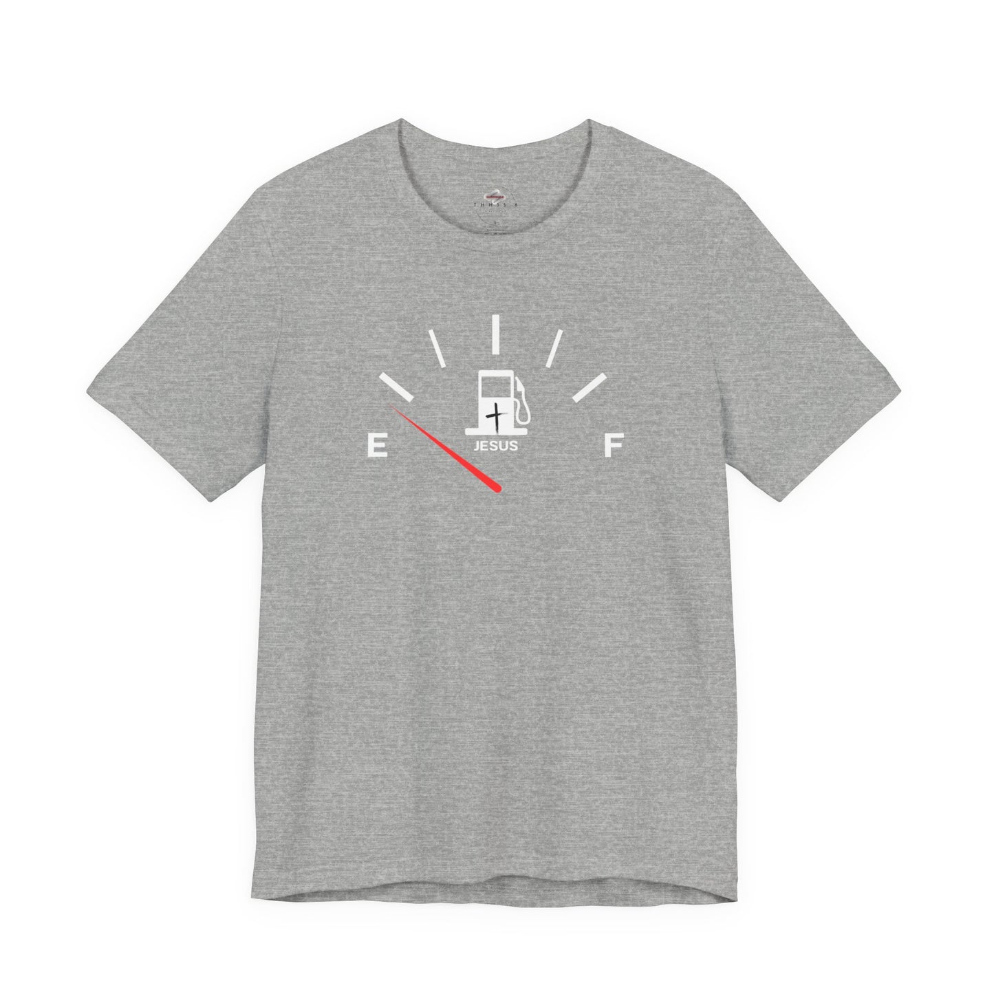 Fuel Gauge Graphic Tee, Funny Gift for Car Lovers, Unisex T-Shirt for Road Trips, Father's Day, Humor Shirt