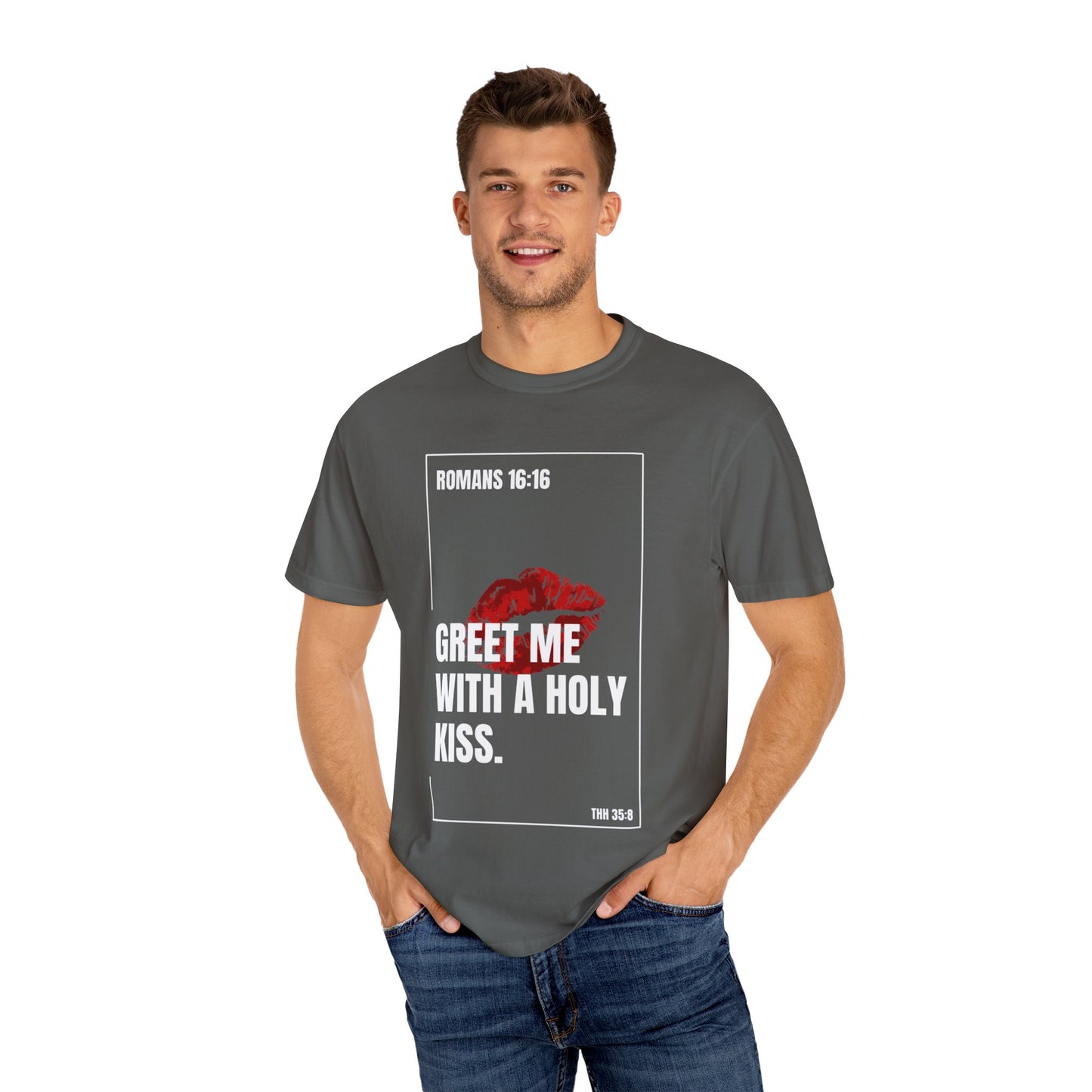 Kiss-Print Unisex T-Shirt, Casual Wear, Gift for Her, Valentine’s Day, Fashion Tee, Soft Cotton Shirt, Everyday Style