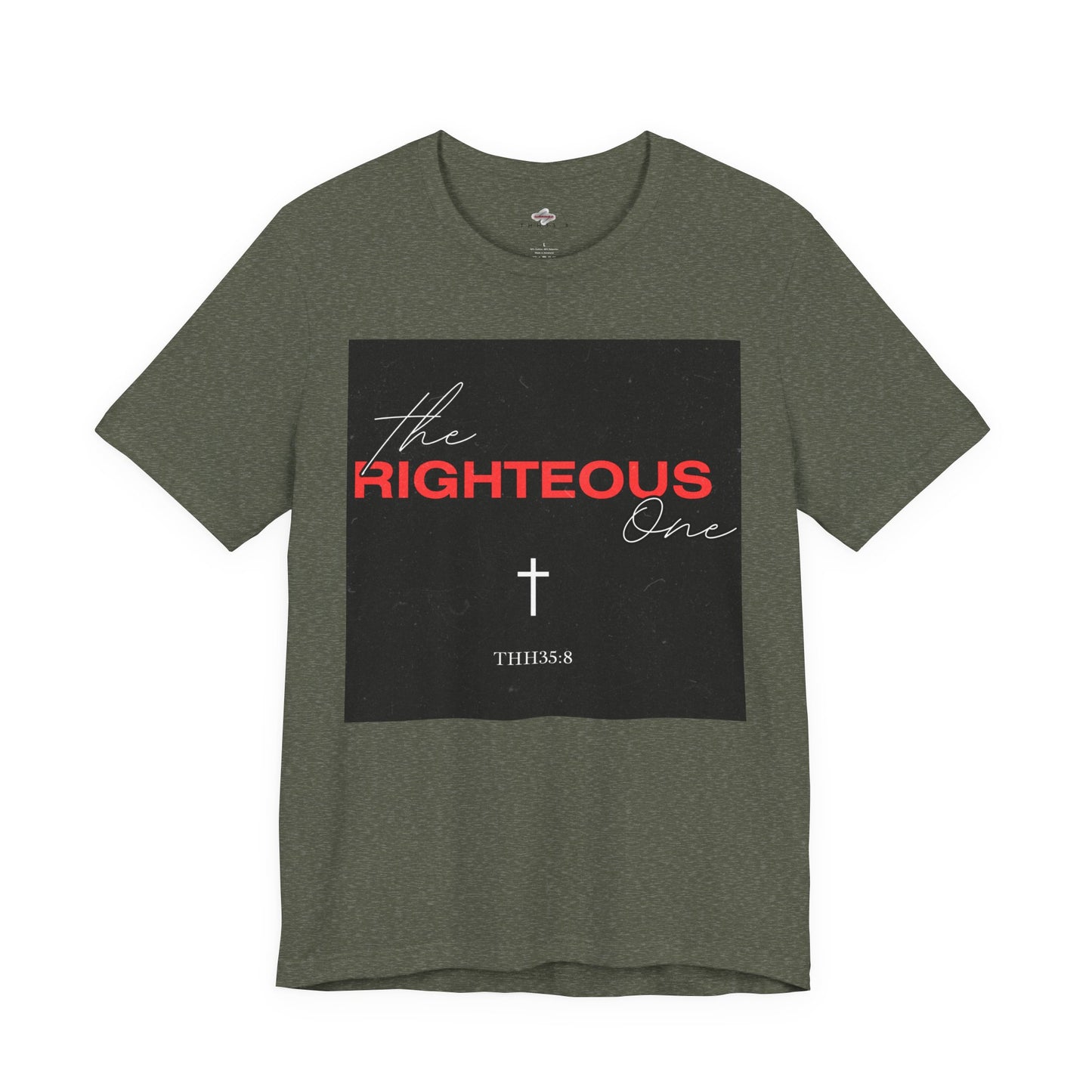Faith-Inspired Unisex T-Shirt - The Righteous One Tee, Religious Apparel, Casual Wear, Christian Gift, Daily Motivation