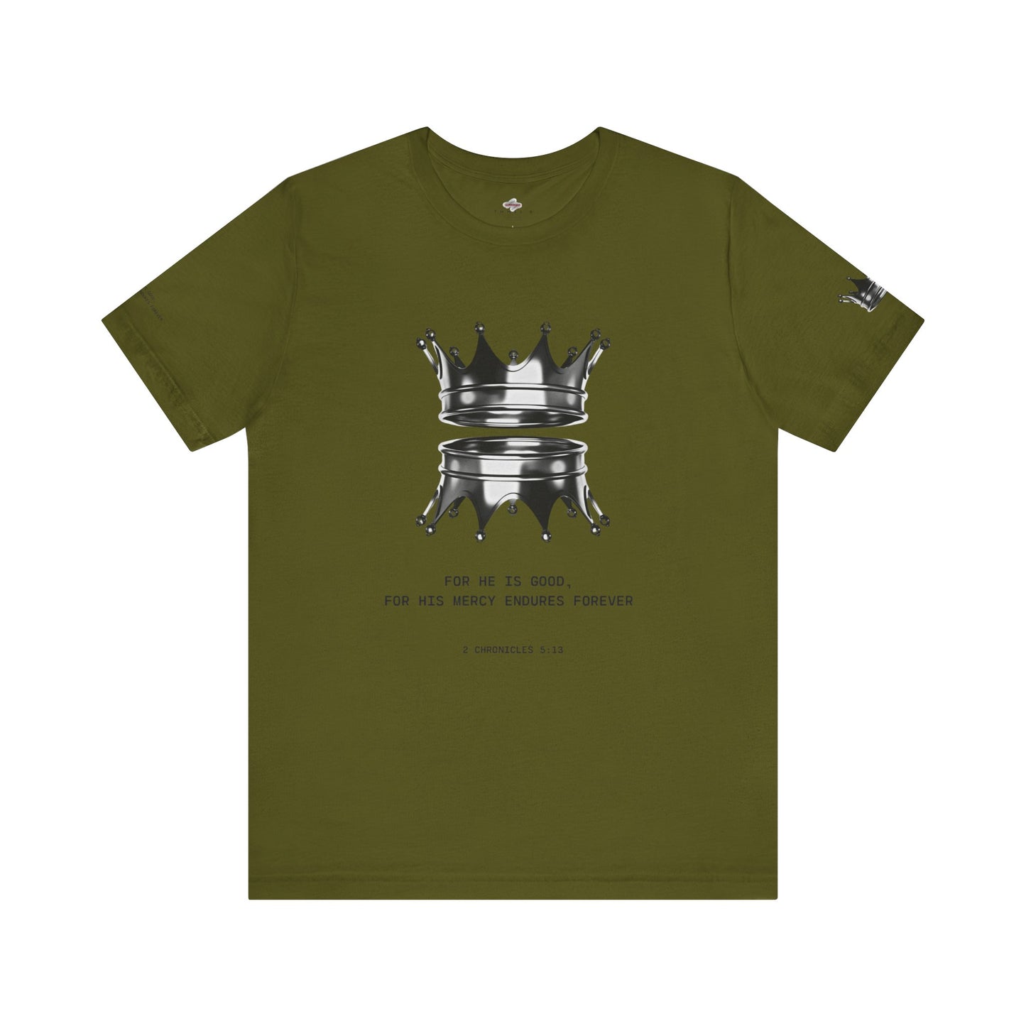 Crown Design Tee - Faith Inspired Shirt, Unisex T-Shirt, Casual Wear, Gift for Him/Her, Church Event Apparel