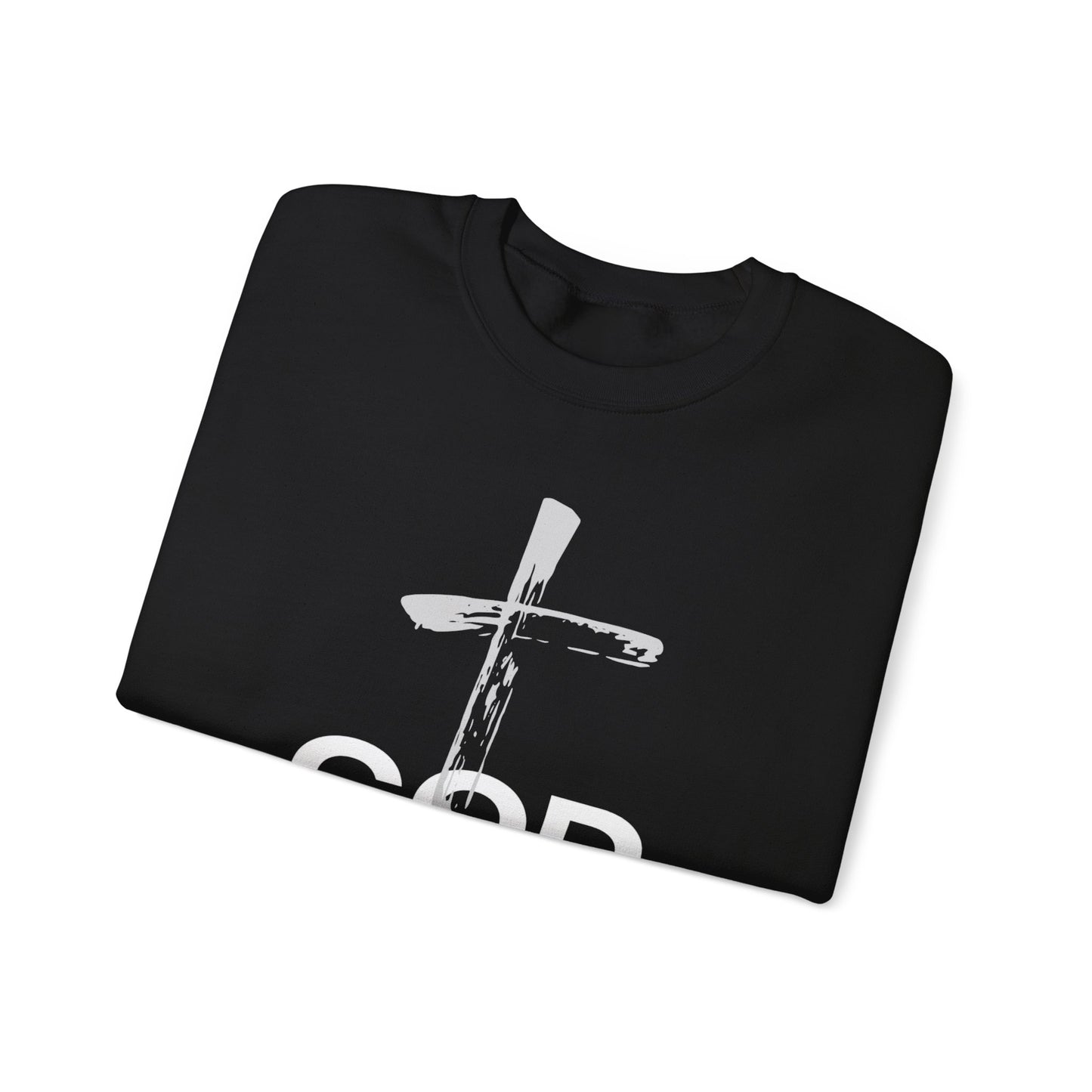 Faith-Inspired Crewneck Sweatshirt | Cozy Christian Apparel, Religious Gift, God is Love, Perfect for Church and Everyday Wear