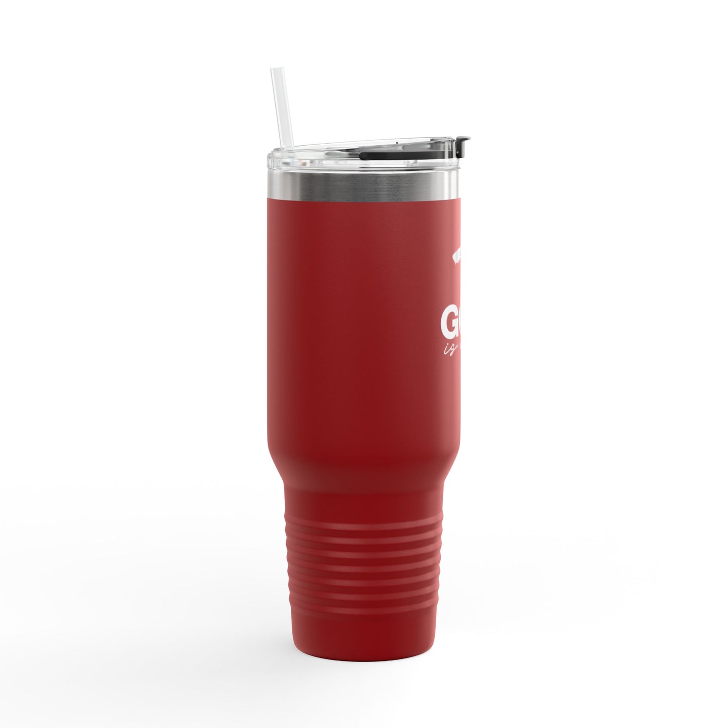 God is Love Insulated Travel Mug, Faith Travel Cup, Christian Coffee Mug, Religious Drinkware, Gift for Believers