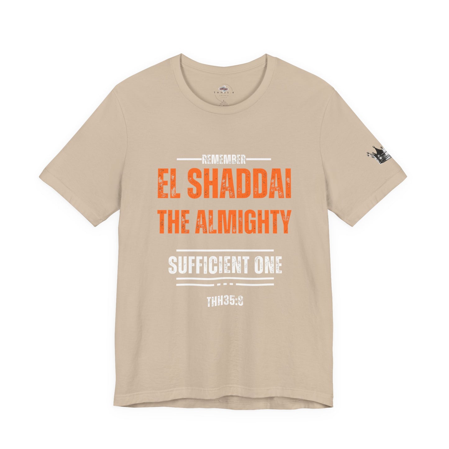 Faith-Inspired Graphic Tee - Remember El Shaddai, Christian Apparel, Inspirational T-Shirt, Spiritual Gift, Unisex Casual Wear