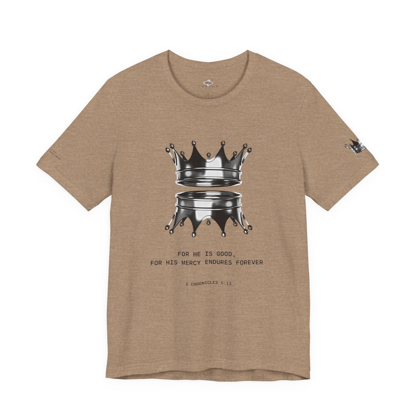 Crown Design Tee - Faith Inspired Shirt, Unisex T-Shirt, Casual Wear, Gift for Him/Her, Church Event Apparel