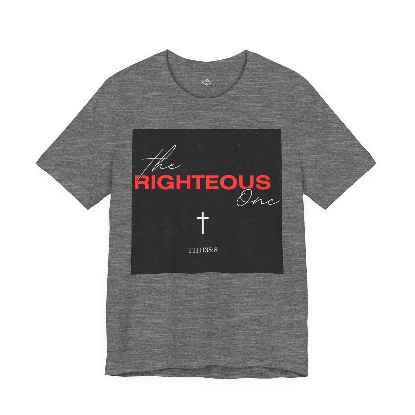 Faith-Inspired Unisex T-Shirt - The Righteous One Tee, Religious Apparel, Casual Wear, Christian Gift, Daily Motivation