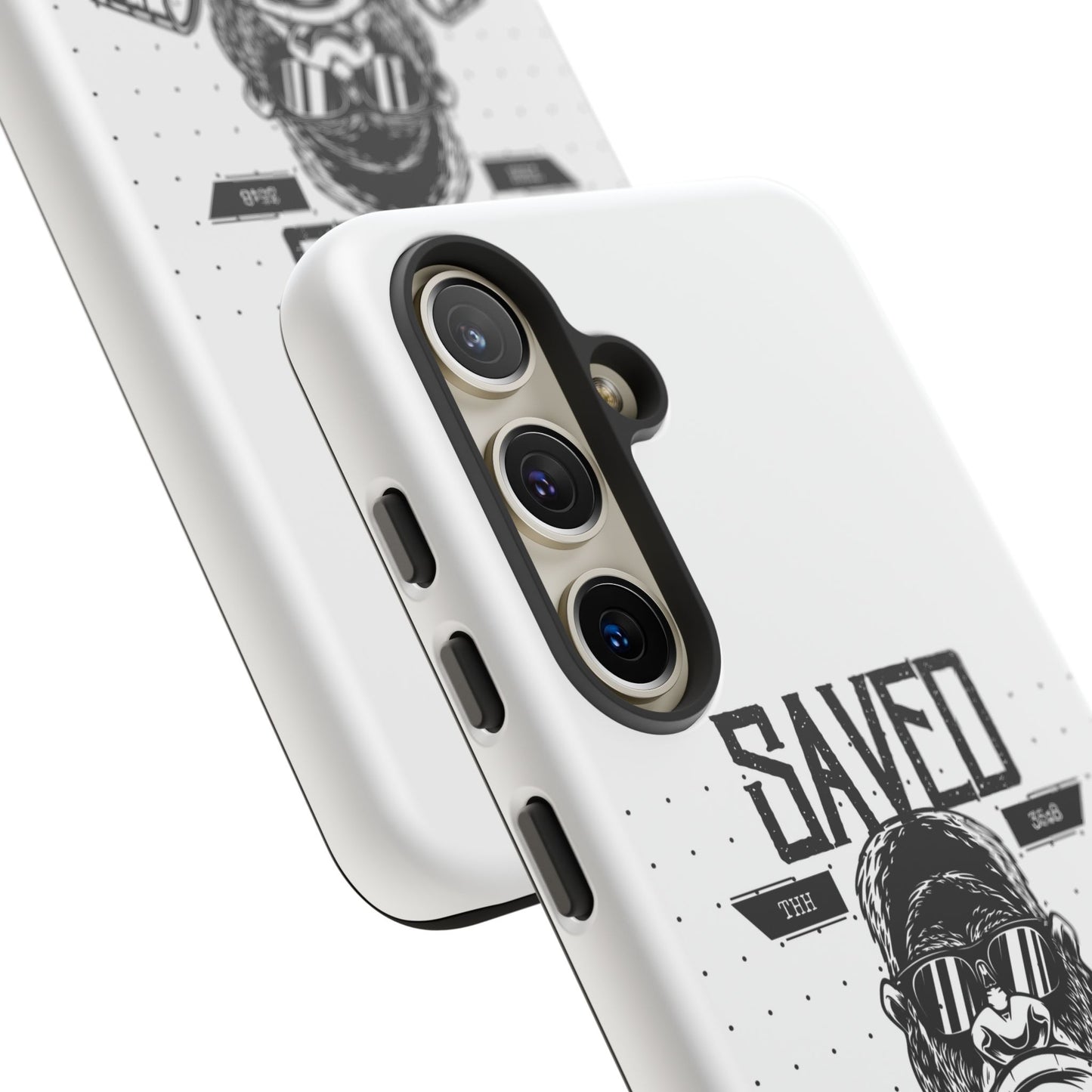 Tough Cases - Heavy Duty Phone Case for Fitness Lovers, Gym Accessories, Workout Gifts, Saved by Lift Design, Tough Armor