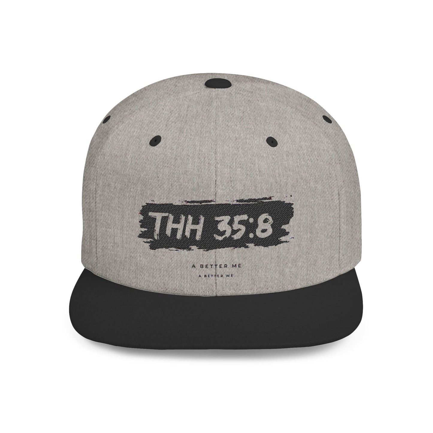 Flat Bill Snapback Hat, Faith-Inspired Cap, Stylish Snapback for Everyday Wear, Gift for Friends, Casual Headwear