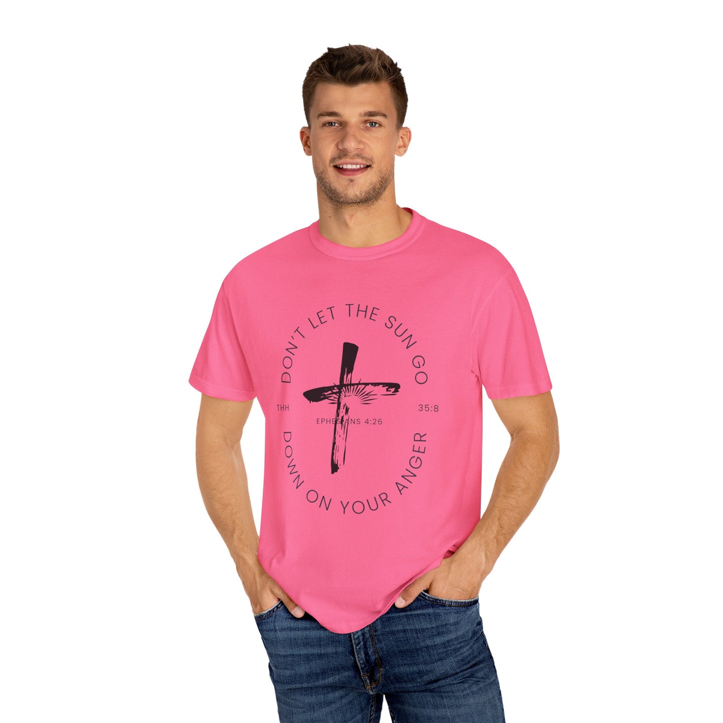 Stylish Unisex Inspirational T-shirt with Positive Message, Casual Wear, Gift for Friends, Motivational Apparel, Faith-Based Fashion
