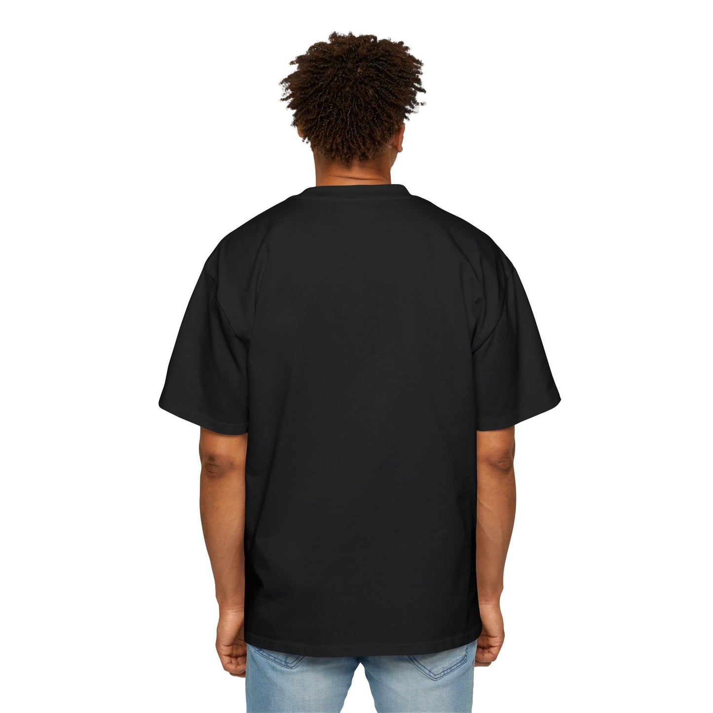 Men's Oversized Graphic Tee - Faith-Inspired Casual Wear, Oversized Fashion, Religious Apparel, Unique Gift, Streetwear Style