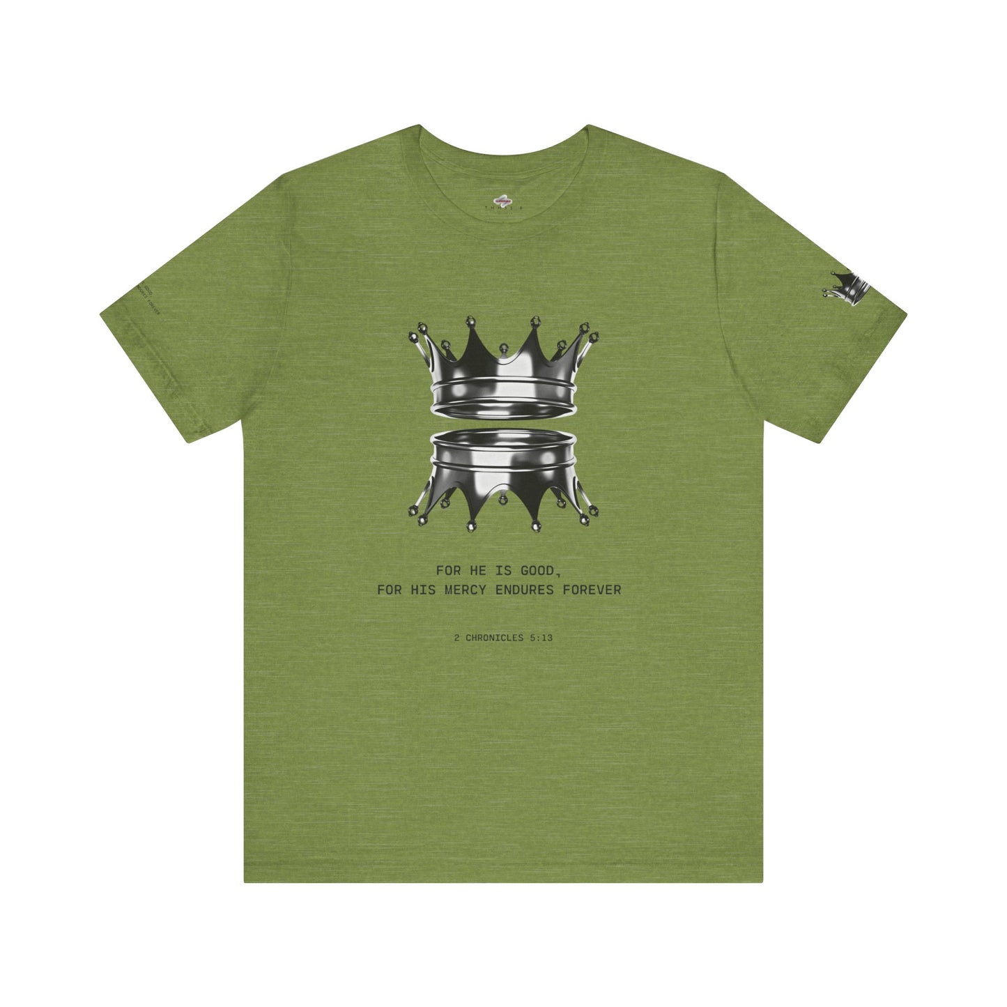 Crown Design Tee - Faith Inspired Shirt, Unisex T-Shirt, Casual Wear, Gift for Him/Her, Church Event Apparel