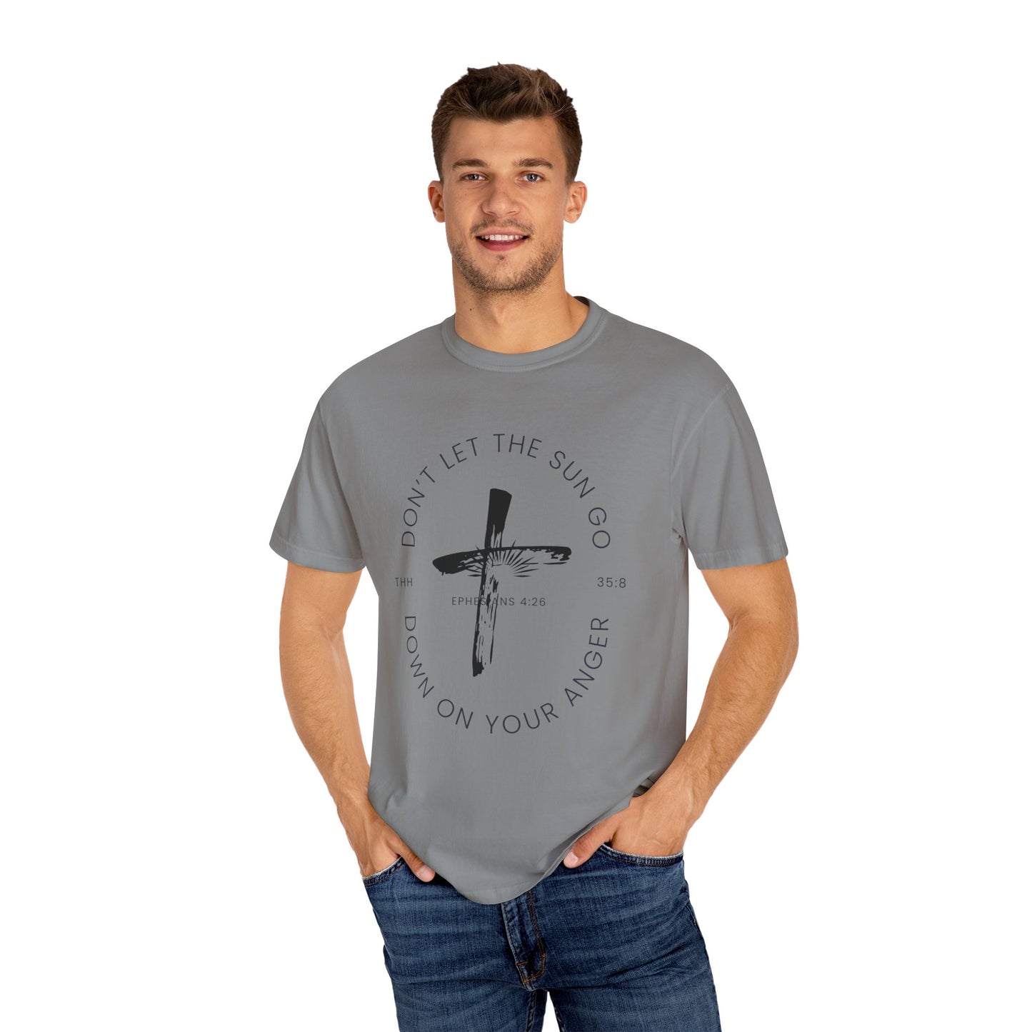 Stylish Unisex Inspirational T-shirt with Positive Message, Casual Wear, Gift for Friends, Motivational Apparel, Faith-Based Fashion