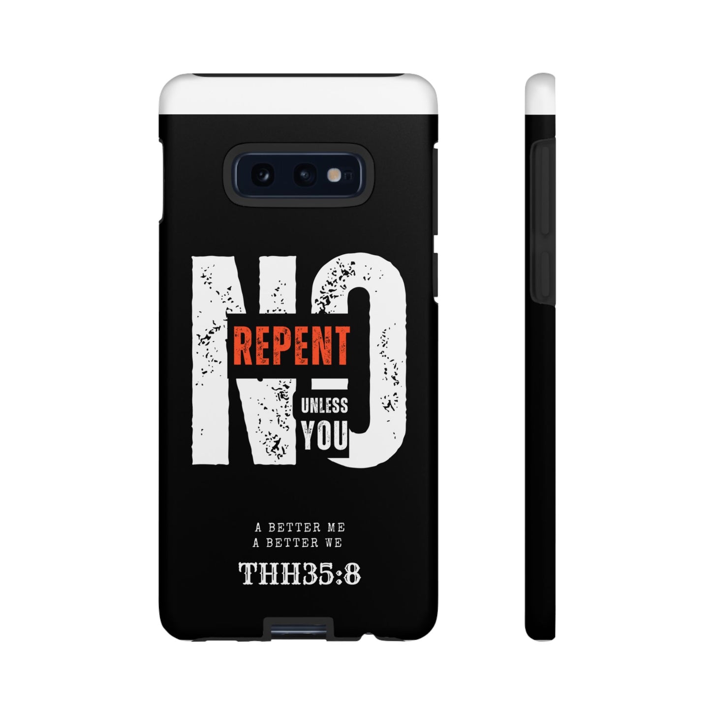 Repent Phone Case, Tough Phone Cover, Christian Gift, Scripture Phone Protector, Faith-Based Tech Accessory