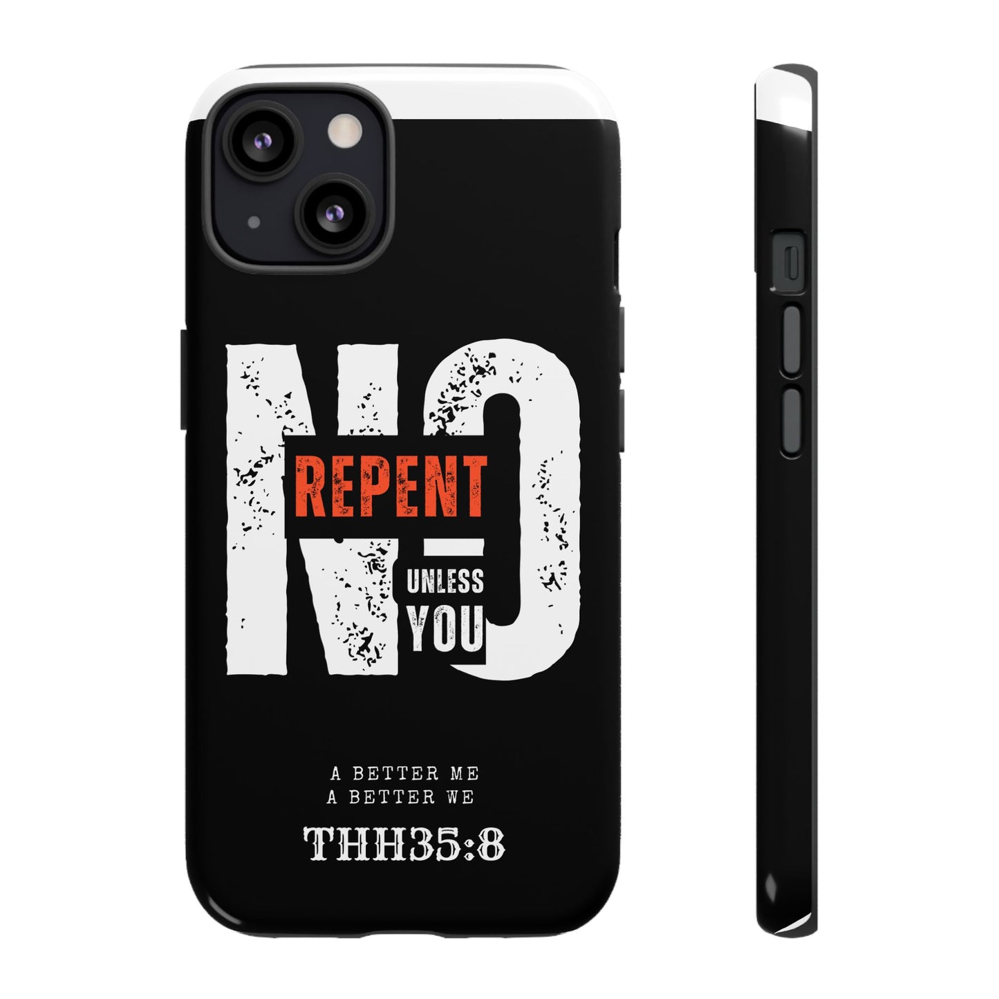 Repent Phone Case, Tough Phone Cover, Christian Gift, Scripture Phone Protector, Faith-Based Tech Accessory