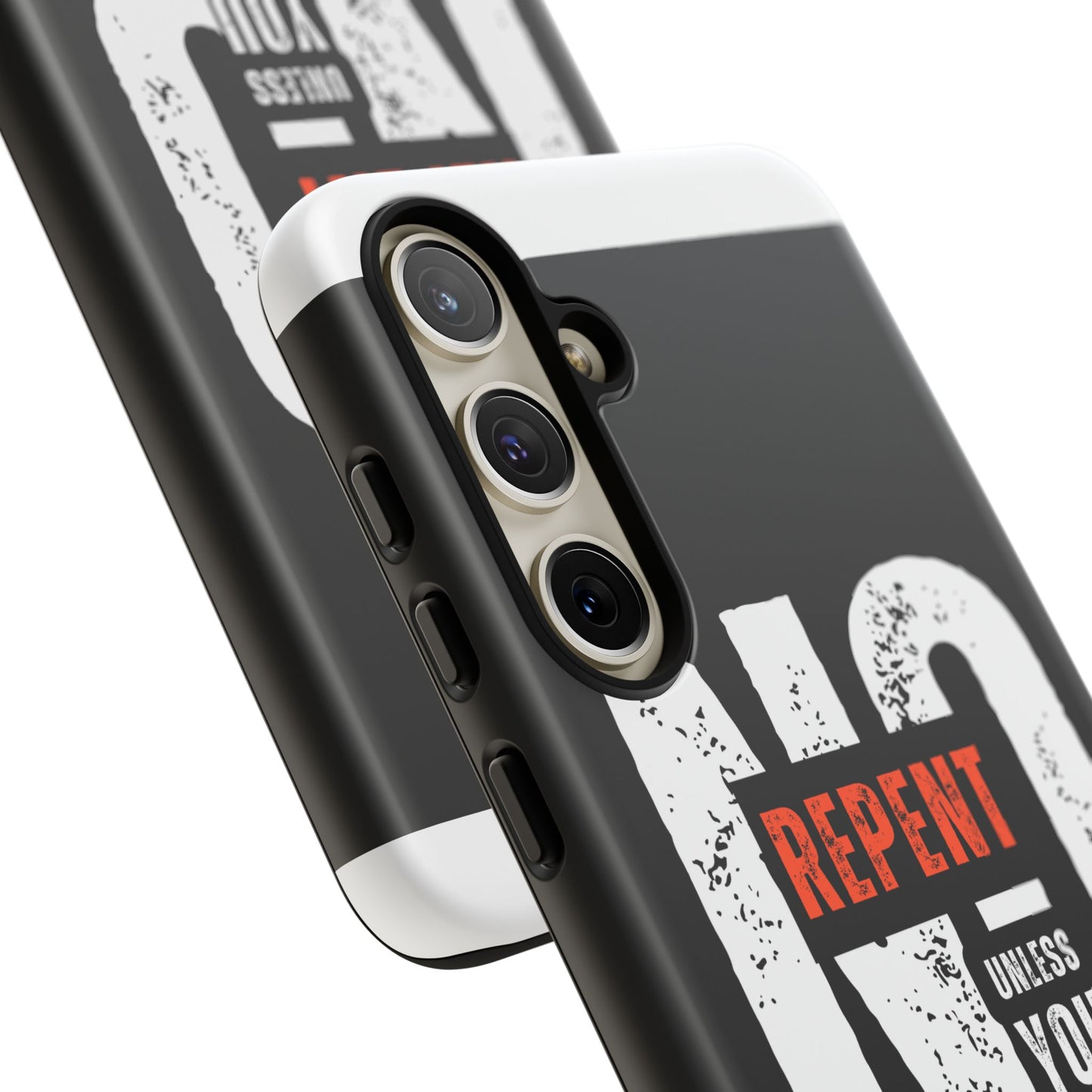 Repent Phone Case, Tough Phone Cover, Christian Gift, Scripture Phone Protector, Faith-Based Tech Accessory