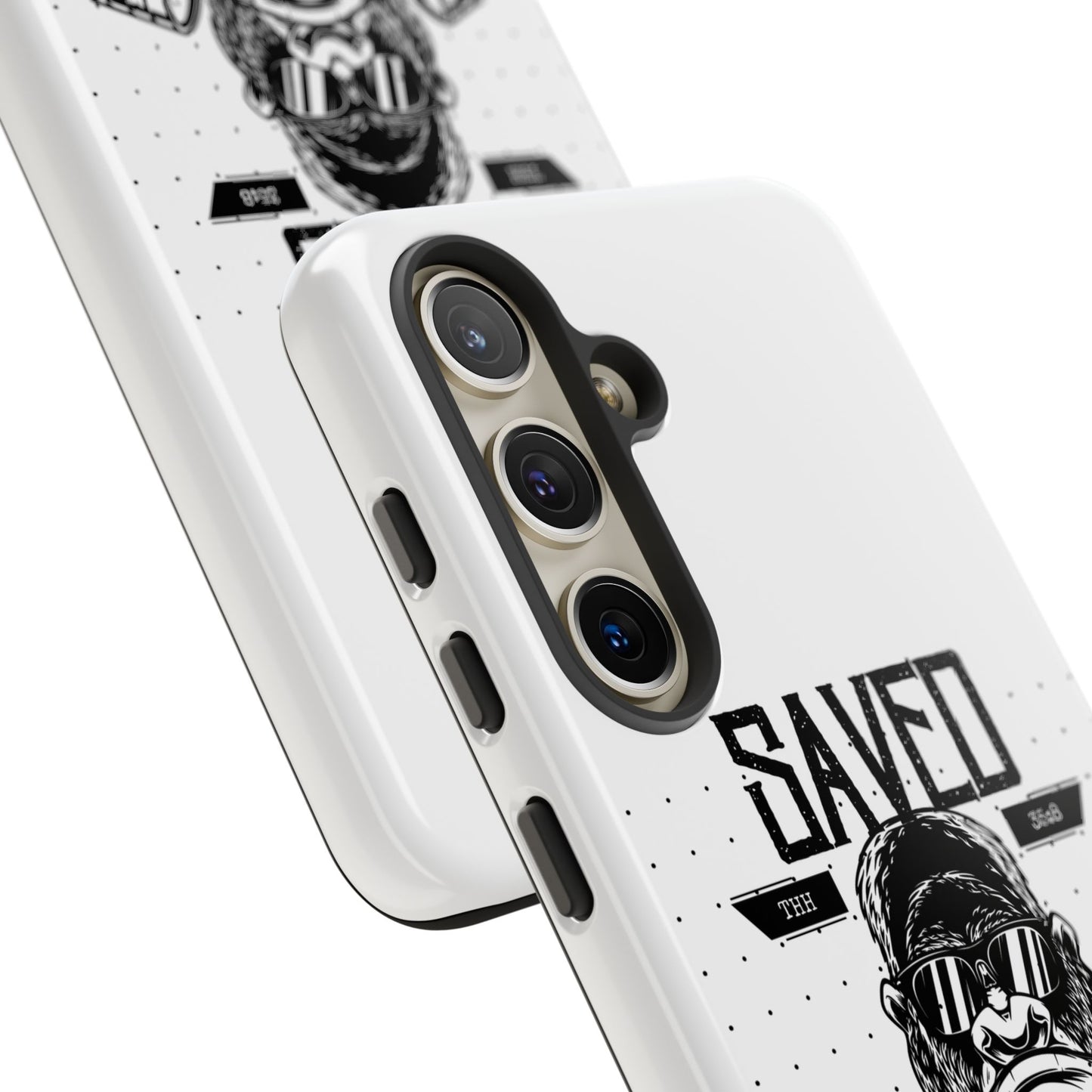 Tough Cases - Heavy Duty Phone Case for Fitness Lovers, Gym Accessories, Workout Gifts, Saved by Lift Design, Tough Armor