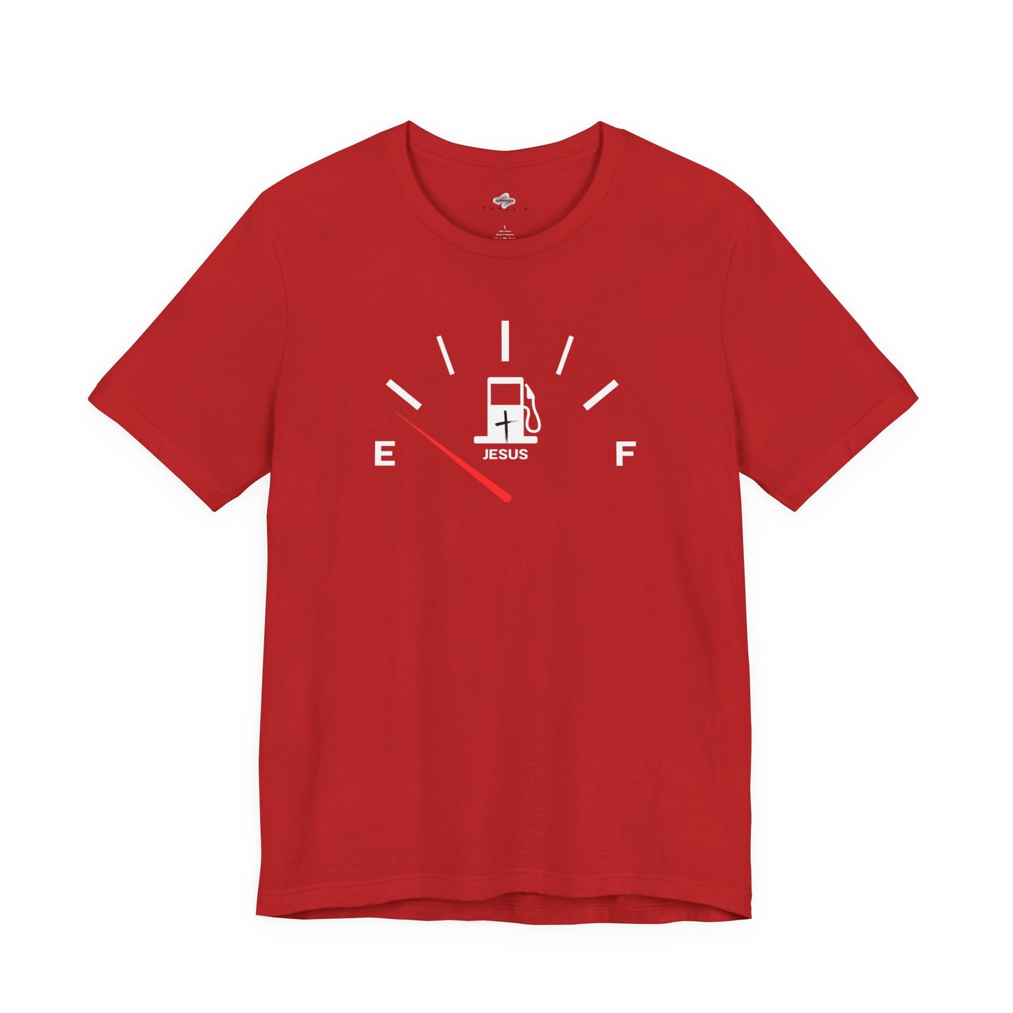 Fuel Gauge Graphic Tee, Funny Gift for Car Lovers, Unisex T-Shirt for Road Trips, Father's Day, Humor Shirt
