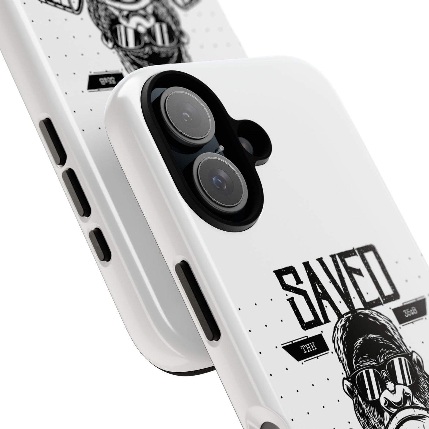 Tough Cases - Heavy Duty Phone Case for Fitness Lovers, Gym Accessories, Workout Gifts, Saved by Lift Design, Tough Armor