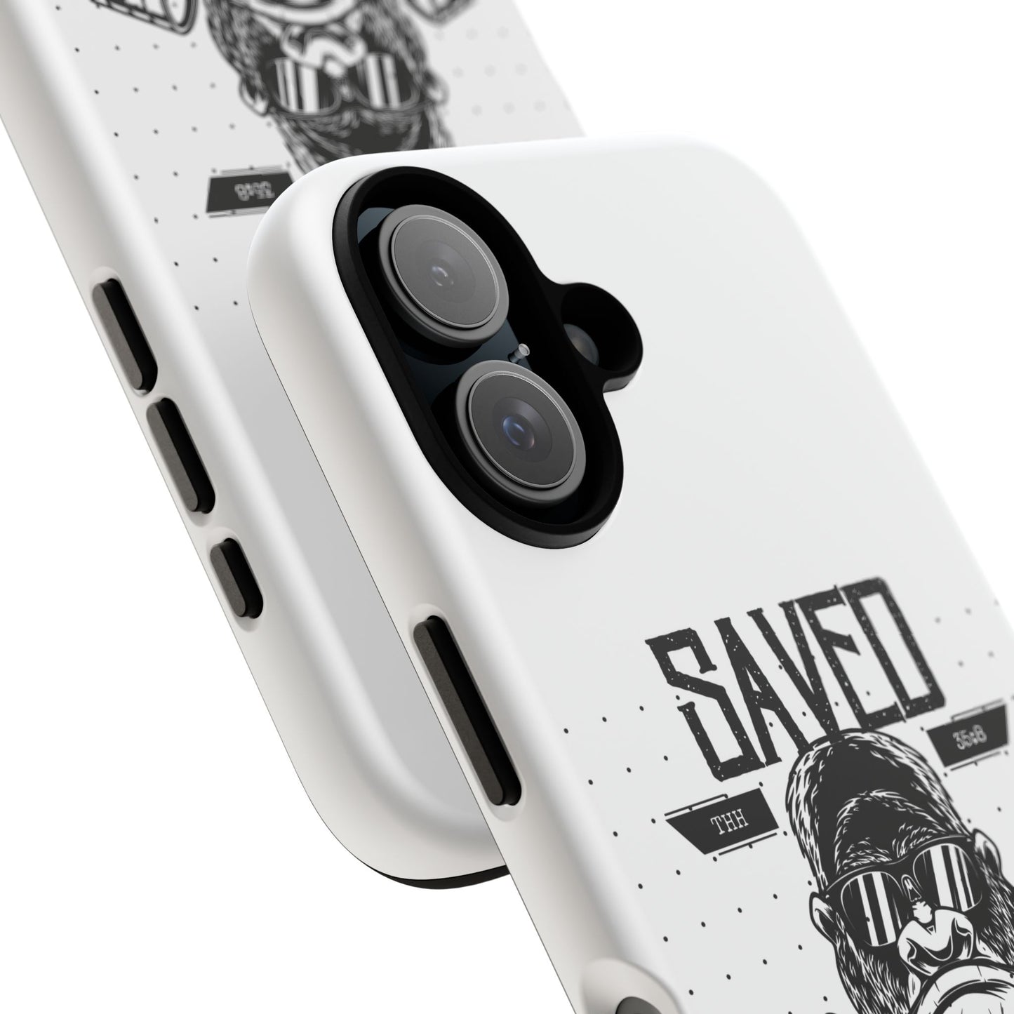 Tough Cases - Heavy Duty Phone Case for Fitness Lovers, Gym Accessories, Workout Gifts, Saved by Lift Design, Tough Armor