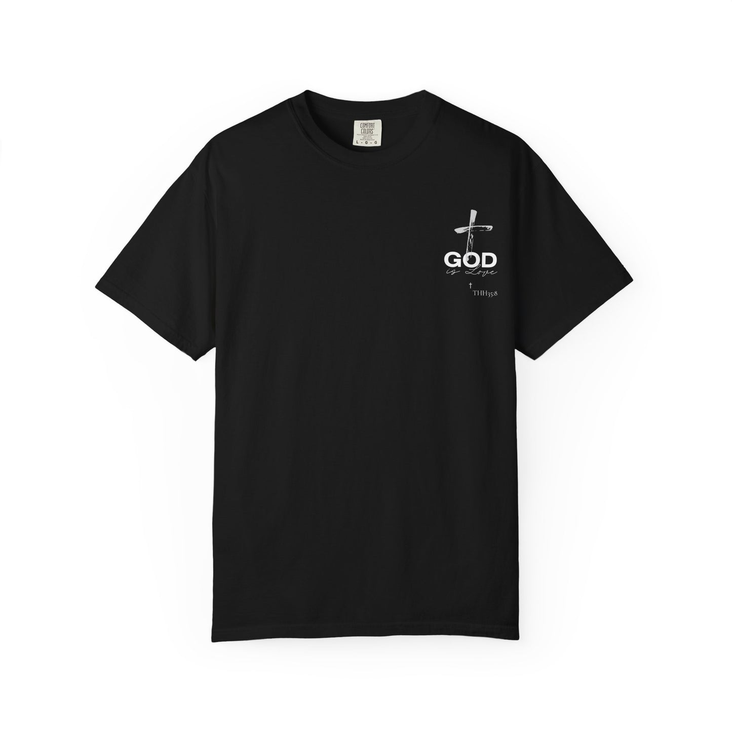 Inspirational Unisex T-Shirt - God is For Me, Faith-Based Apparel, Perfect Gift for Spiritual Occasions, Christian Garment-Dyed Shirt