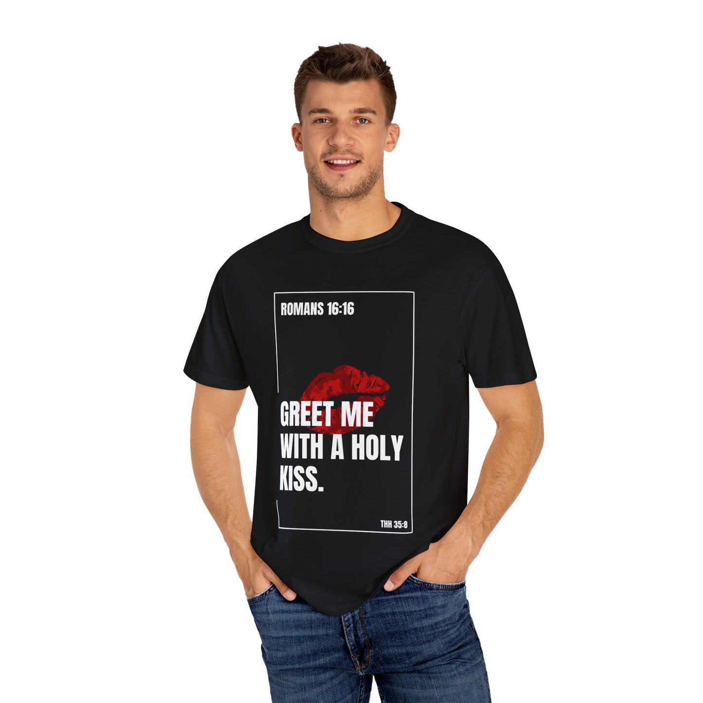 Kiss-Print Unisex T-Shirt, Casual Wear, Gift for Her, Valentine’s Day, Fashion Tee, Soft Cotton Shirt, Everyday Style