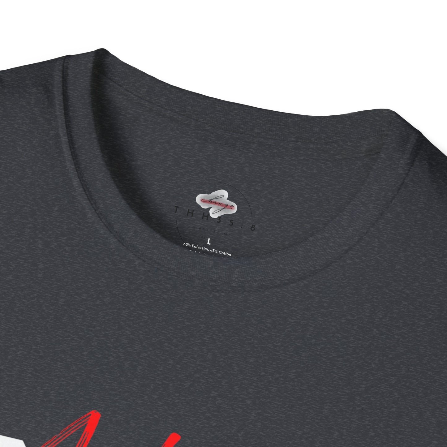 Unisex Softstyle T-Shirt with 'UNSHARED' Design, Inspirational Apparel, Christian Gift, Casual Wear, Faith-Based Fashion.