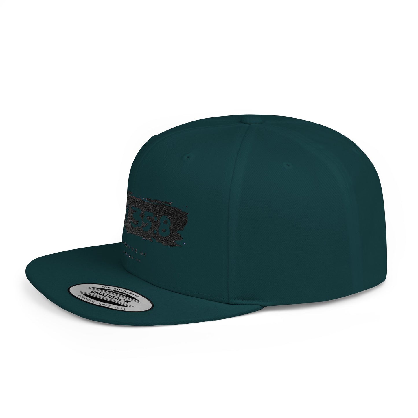 Flat Bill Snapback Hat, Faith-Inspired Cap, Stylish Snapback for Everyday Wear, Gift for Friends, Casual Headwear
