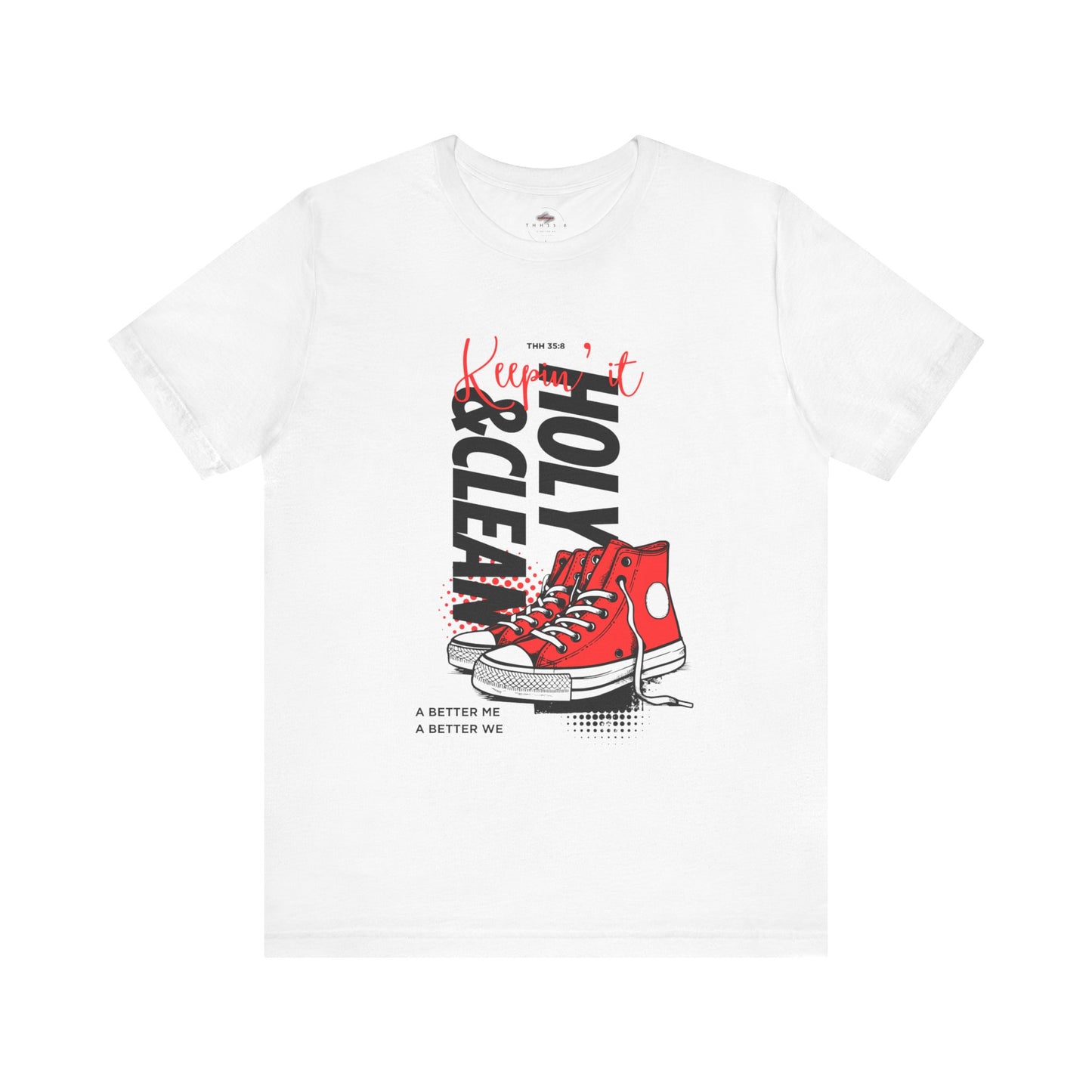 Inspirational Graphic Tee, Motivational T-Shirt, Faith-Based Apparel, Casual Streetwear, Unisex Tight Fit Tee