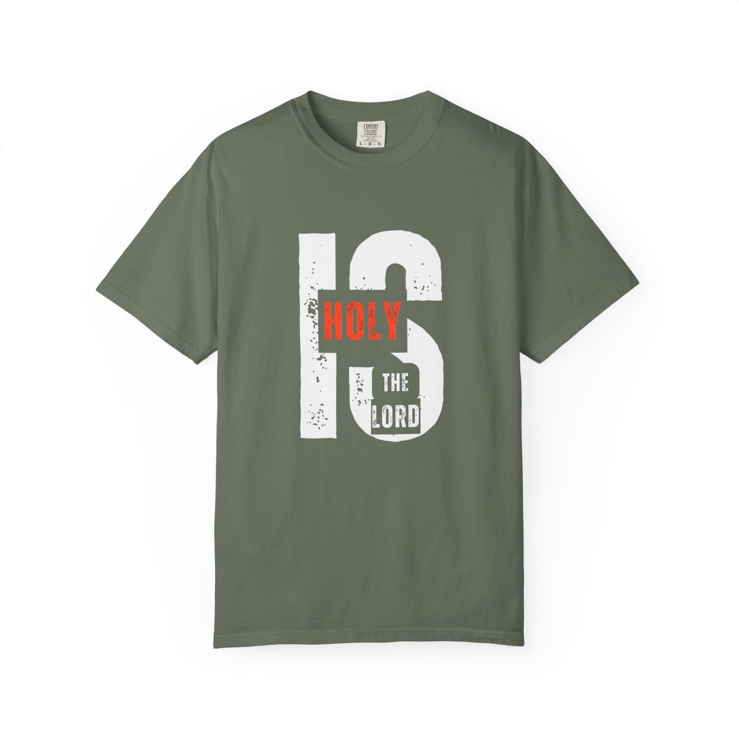 Christian Inspirational T-Shirt - Holy is the Lord, Faith Apparel, Unisex Gift for Believers, Sunday Service Wear, Casual Christian Outfit