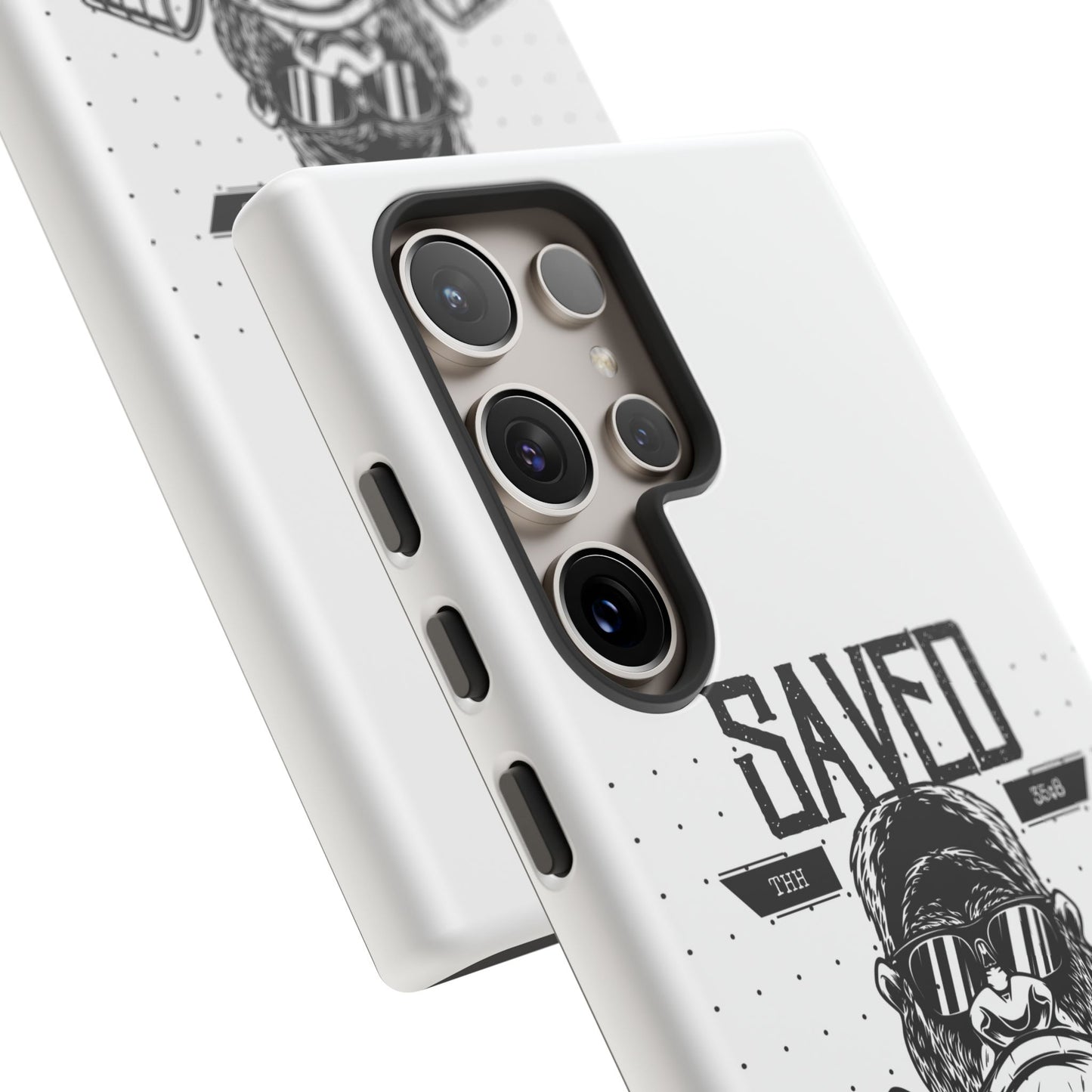 Tough Cases - Heavy Duty Phone Case for Fitness Lovers, Gym Accessories, Workout Gifts, Saved by Lift Design, Tough Armor
