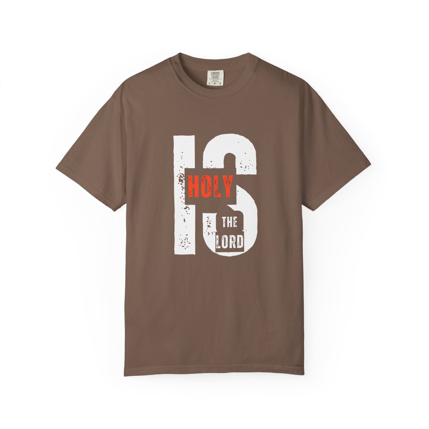 Christian Inspirational T-Shirt - Holy is the Lord, Faith Apparel, Unisex Gift for Believers, Sunday Service Wear, Casual Christian Outfit