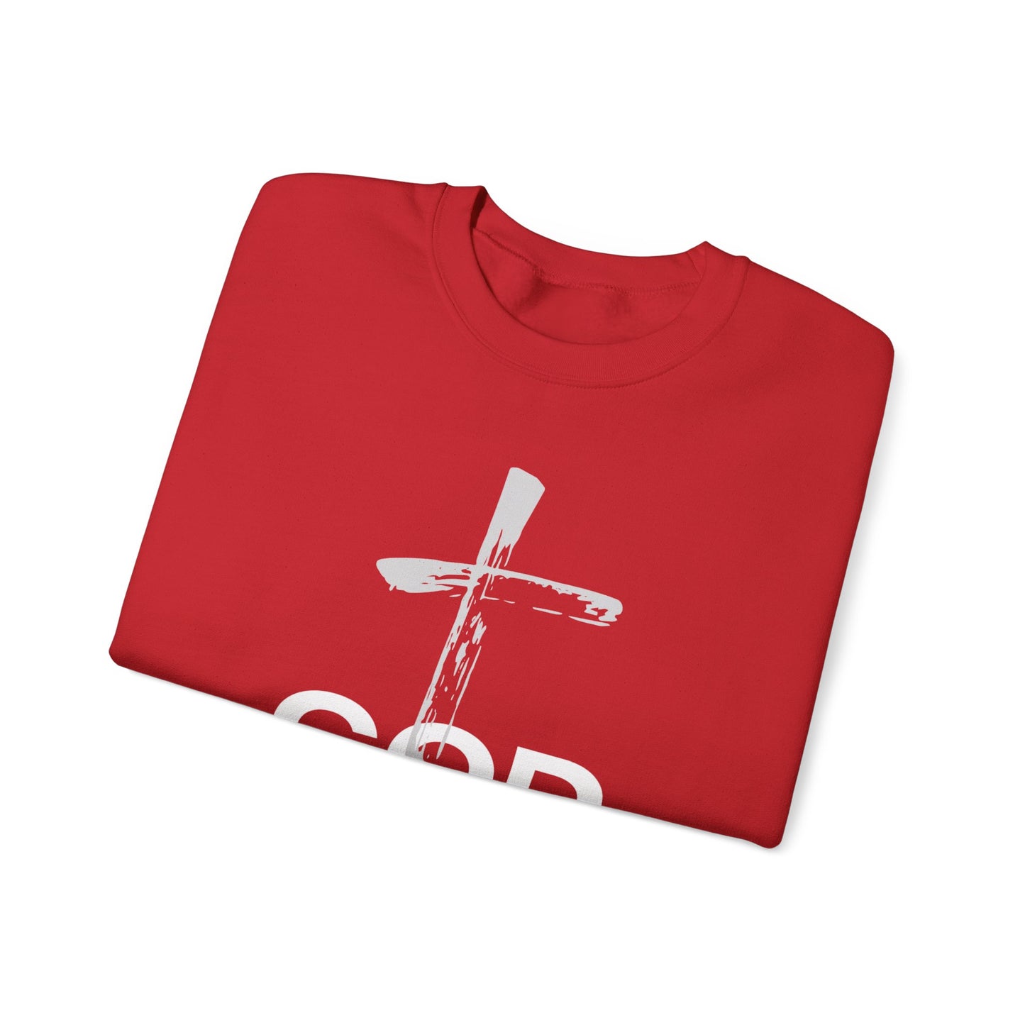 Faith-Inspired Crewneck Sweatshirt | Cozy Christian Apparel, Religious Gift, God is Love, Perfect for Church and Everyday Wear