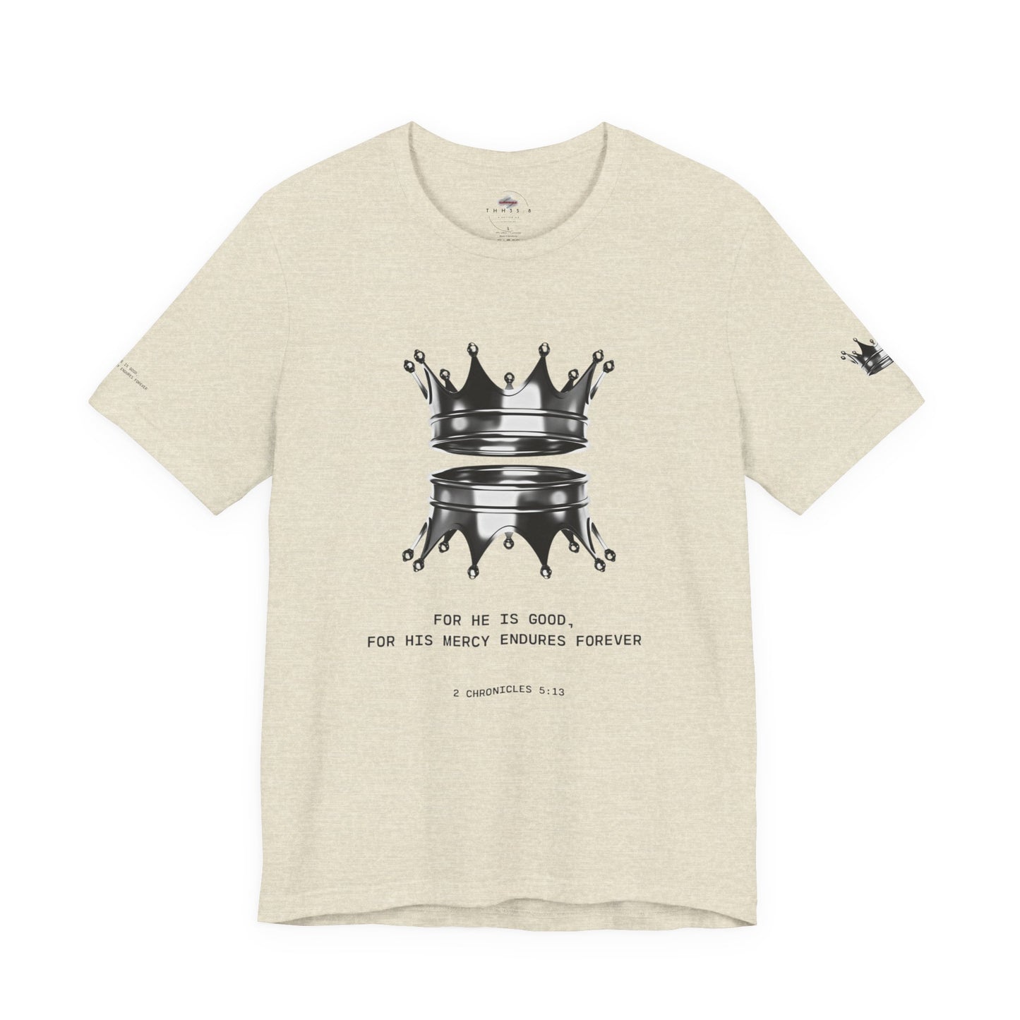 Crown Design Tee - Faith Inspired Shirt, Unisex T-Shirt, Casual Wear, Gift for Him/Her, Church Event Apparel