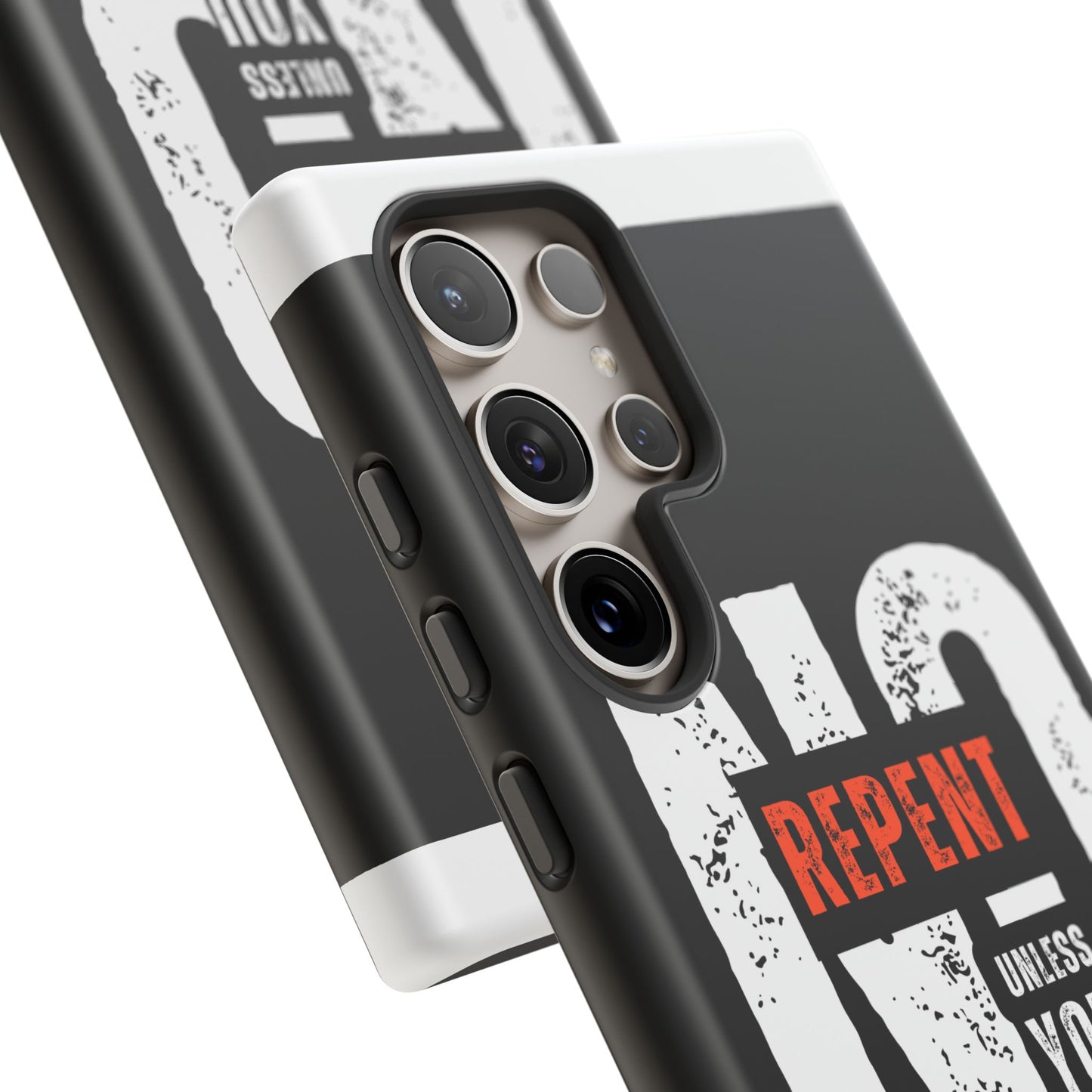 Repent Phone Case, Tough Phone Cover, Christian Gift, Scripture Phone Protector, Faith-Based Tech Accessory
