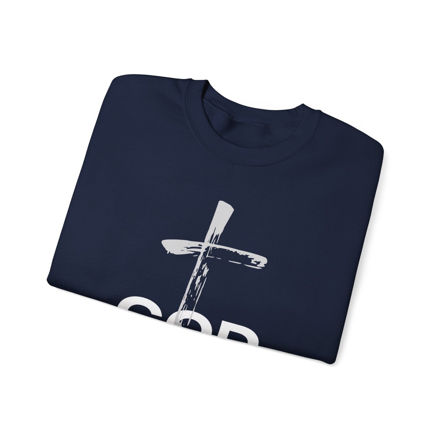 Faith-Inspired Crewneck Sweatshirt | Cozy Christian Apparel, Religious Gift, God is Love, Perfect for Church and Everyday Wear