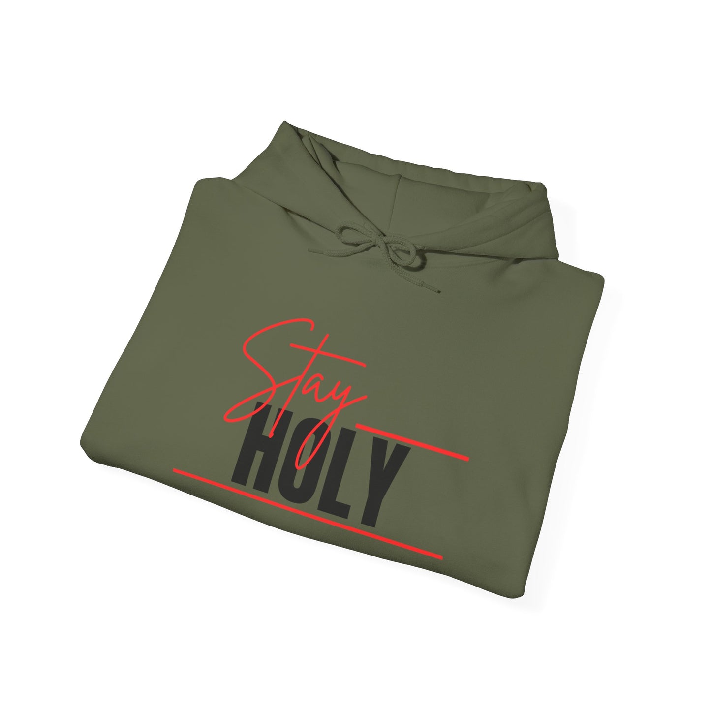 Stay Holy Unisex Hooded Sweatshirt, Cozy Sweatshirt, Faith Apparel, Casual Streetwear, Inspirational Gift, Perfect for Everyday Wear