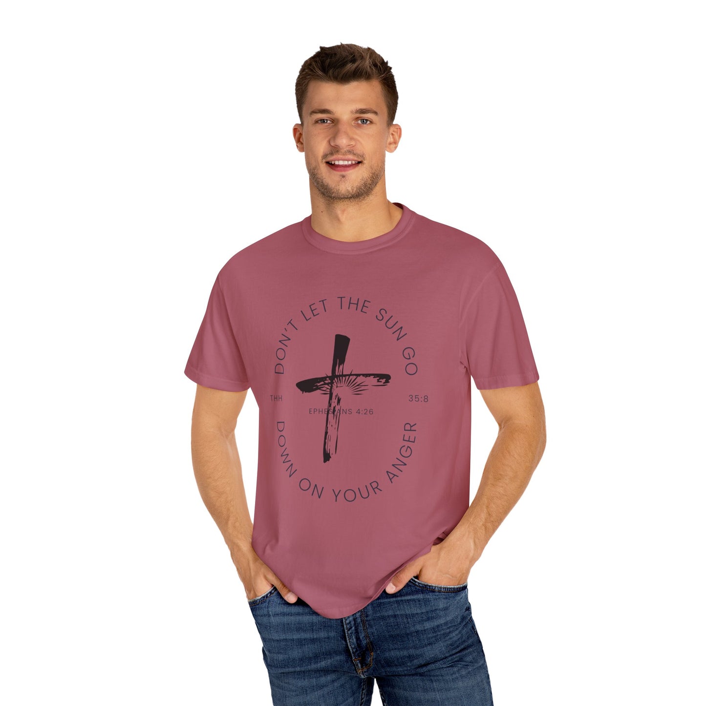 Stylish Unisex Inspirational T-shirt with Positive Message, Casual Wear, Gift for Friends, Motivational Apparel, Faith-Based Fashion
