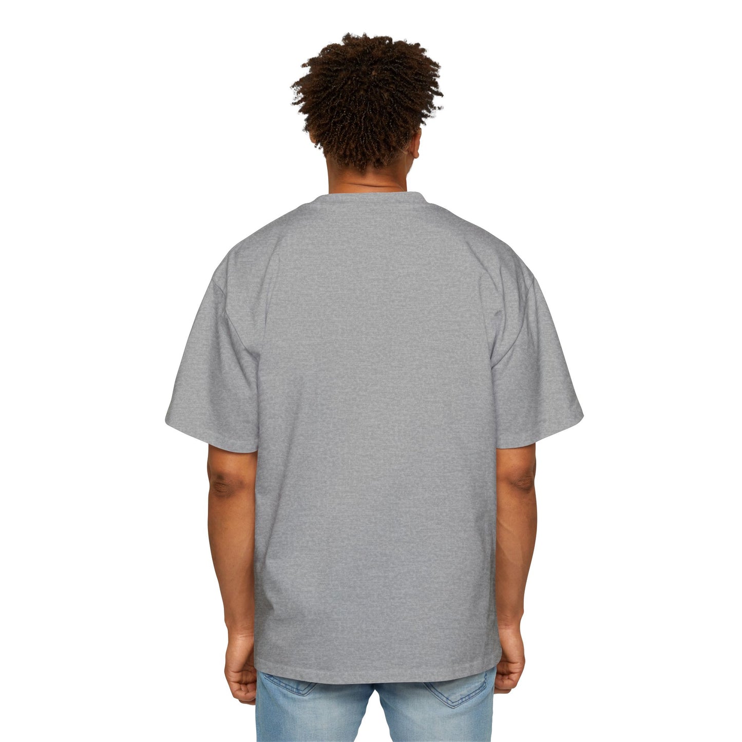Men's Oversized Graphic Tee - Faith-Inspired Casual Wear, Oversized Fashion, Religious Apparel, Unique Gift, Streetwear Style