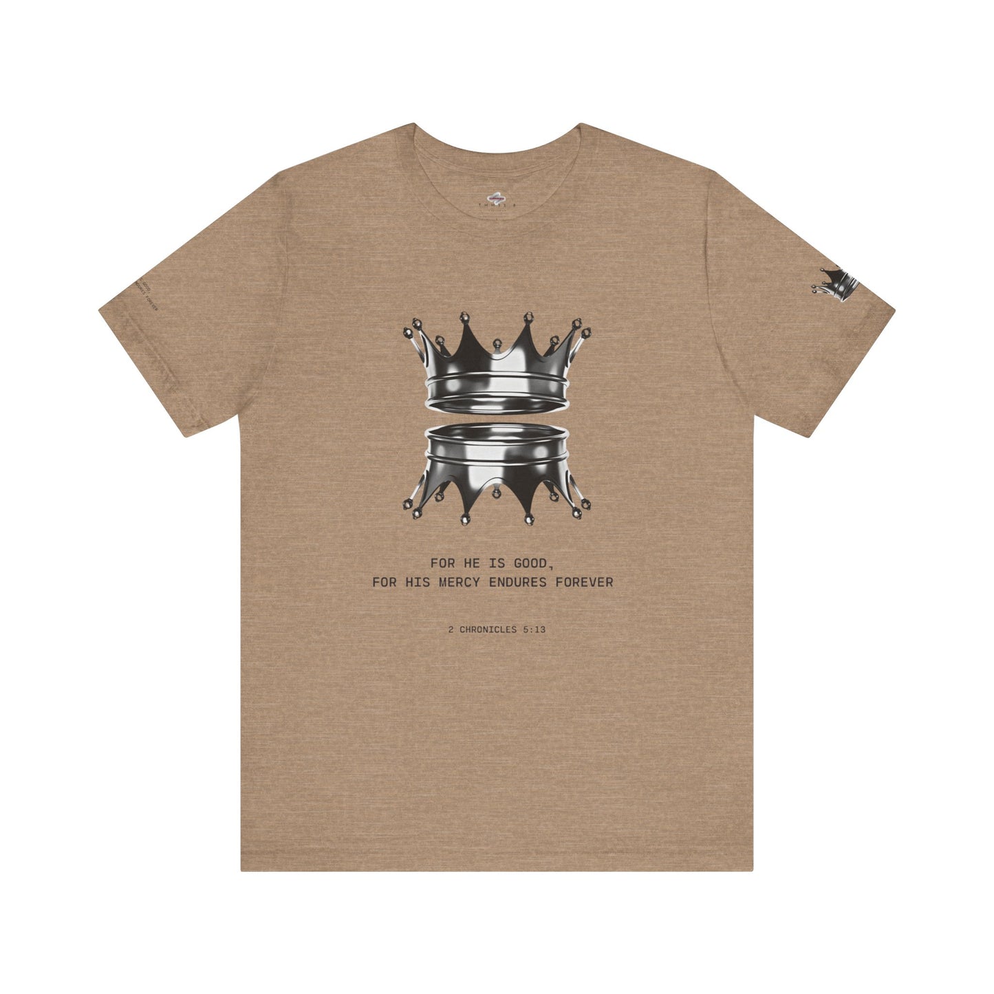 Crown Design Tee - Faith Inspired Shirt, Unisex T-Shirt, Casual Wear, Gift for Him/Her, Church Event Apparel
