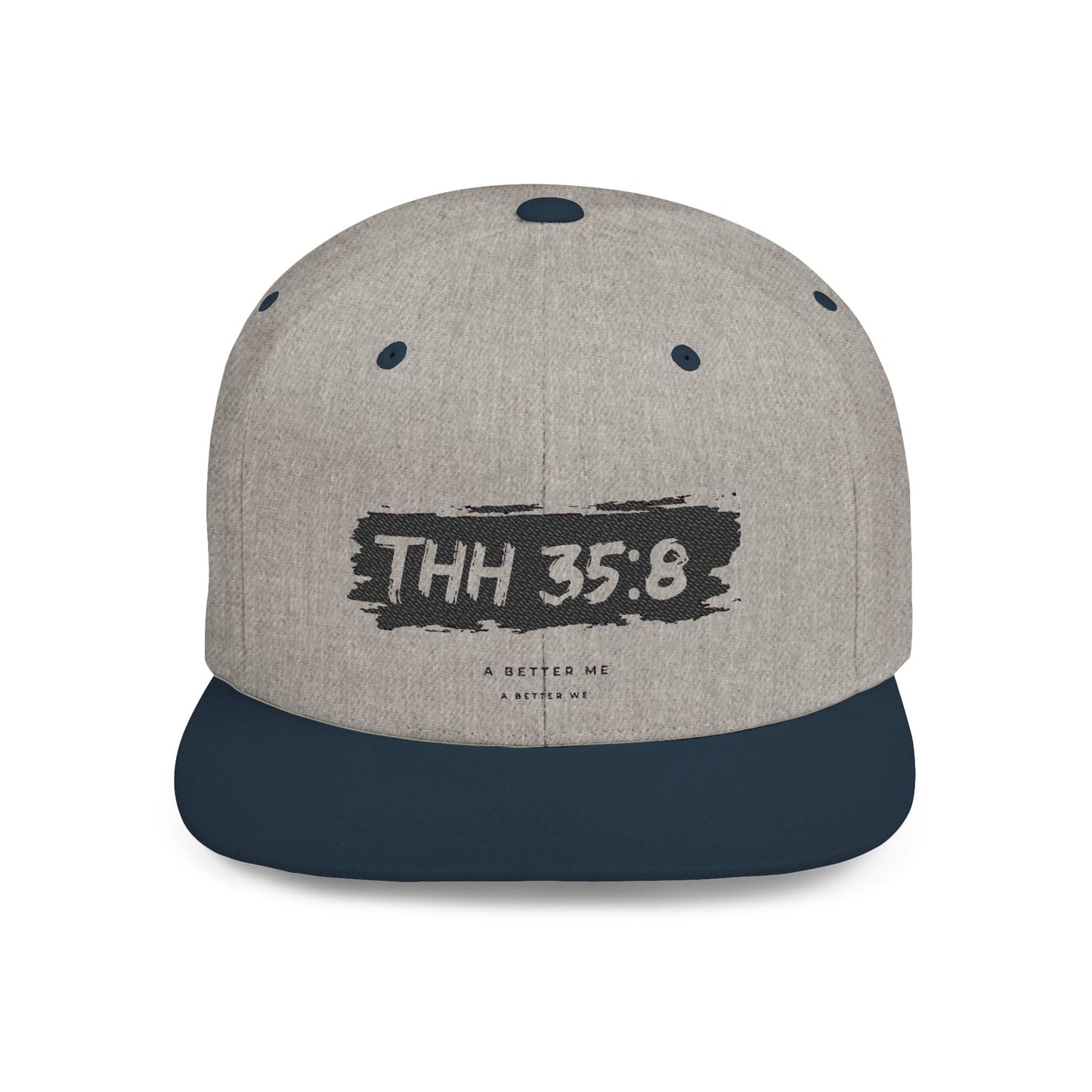 Flat Bill Snapback Hat, Faith-Inspired Cap, Stylish Snapback for Everyday Wear, Gift for Friends, Casual Headwear