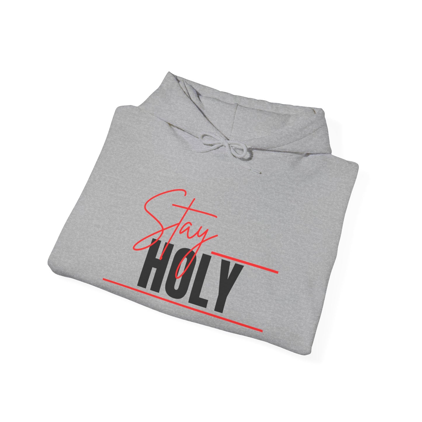 Stay Holy Unisex Hooded Sweatshirt, Cozy Sweatshirt, Faith Apparel, Casual Streetwear, Inspirational Gift, Perfect for Everyday Wear