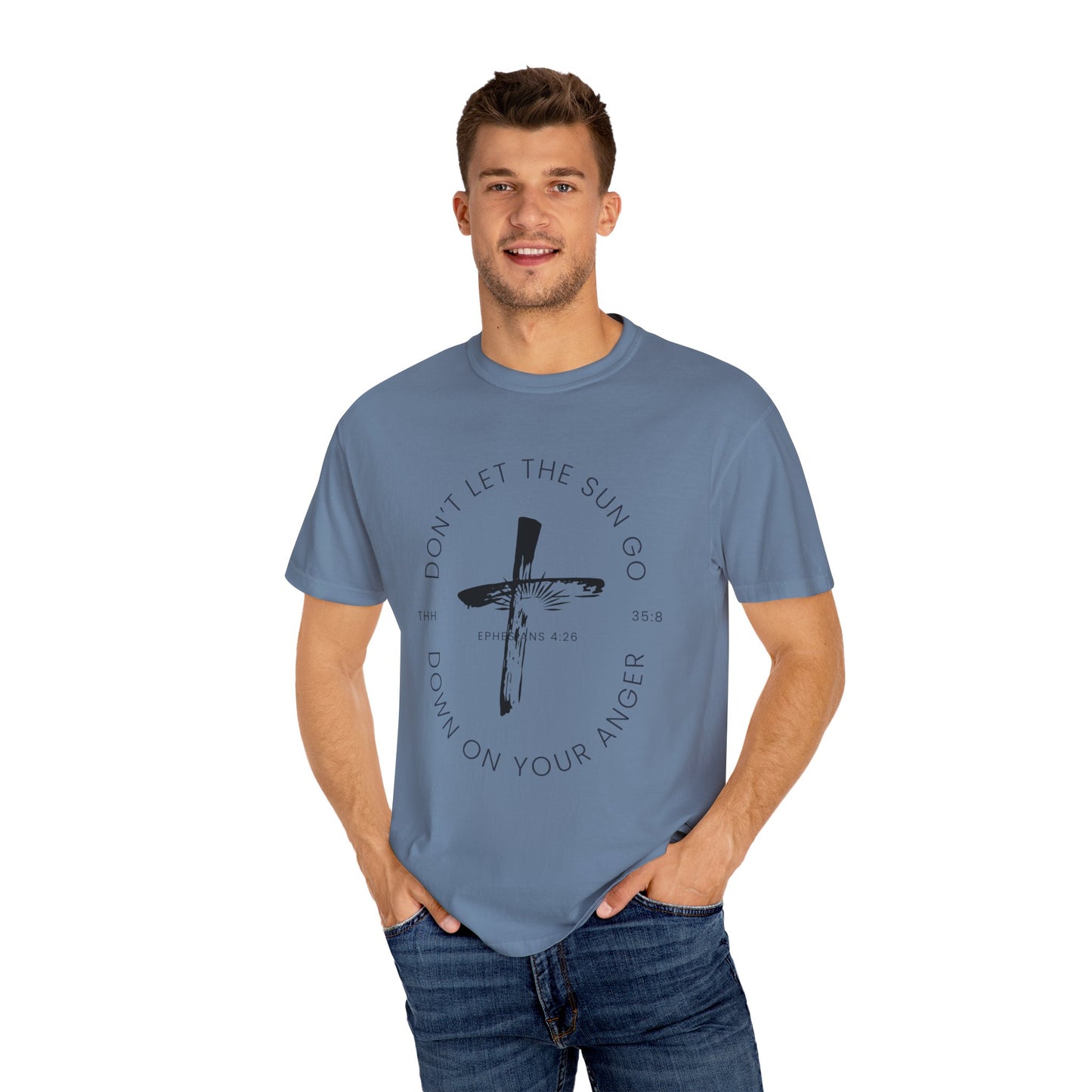 Stylish Unisex Inspirational T-shirt with Positive Message, Casual Wear, Gift for Friends, Motivational Apparel, Faith-Based Fashion