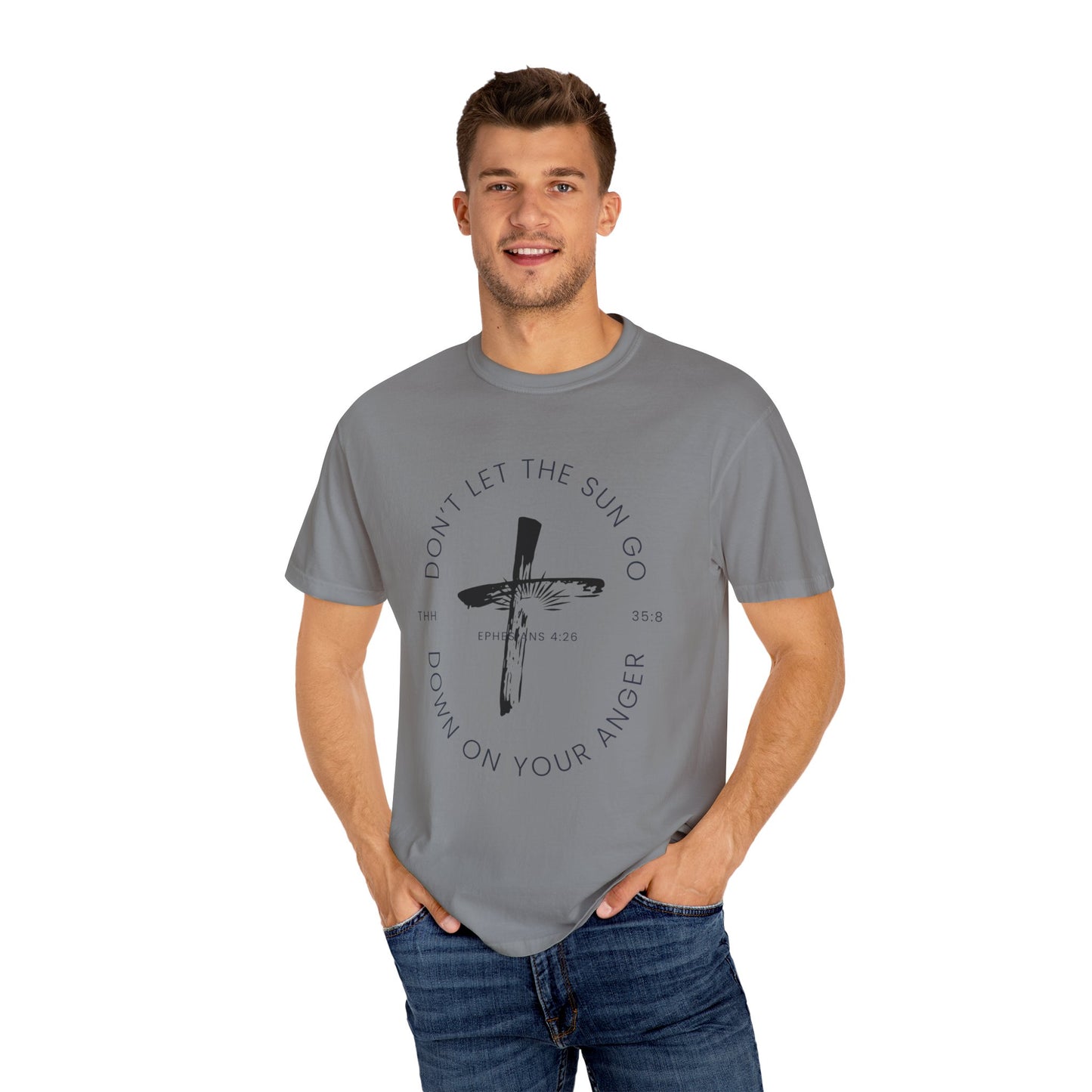 Stylish Unisex Inspirational T-shirt with Positive Message, Casual Wear, Gift for Friends, Motivational Apparel, Faith-Based Fashion