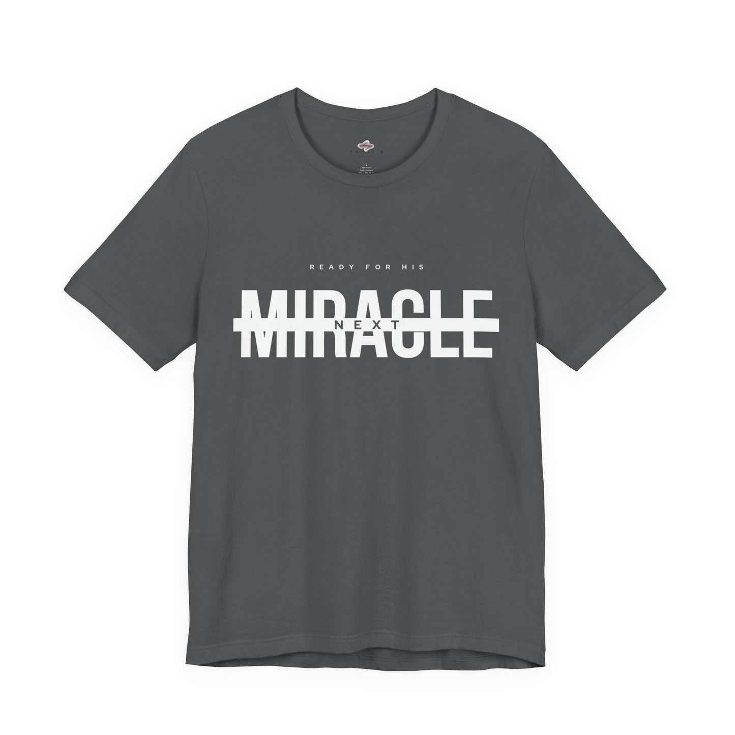 Miracle Unisex Jersey Tee, casual wear, gift for new parents, motivational shirt, soft fabric, everyday comfort